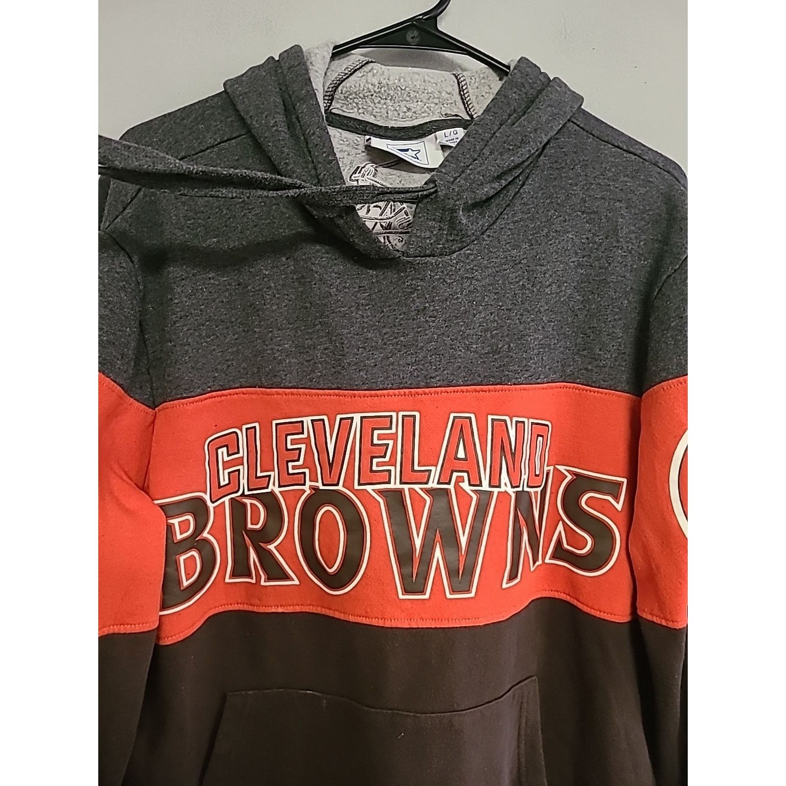 Starter Men's large Cleveland Browns NFL football hoodie Size US L / EU 52-54 / 3 - 4 Thumbnail