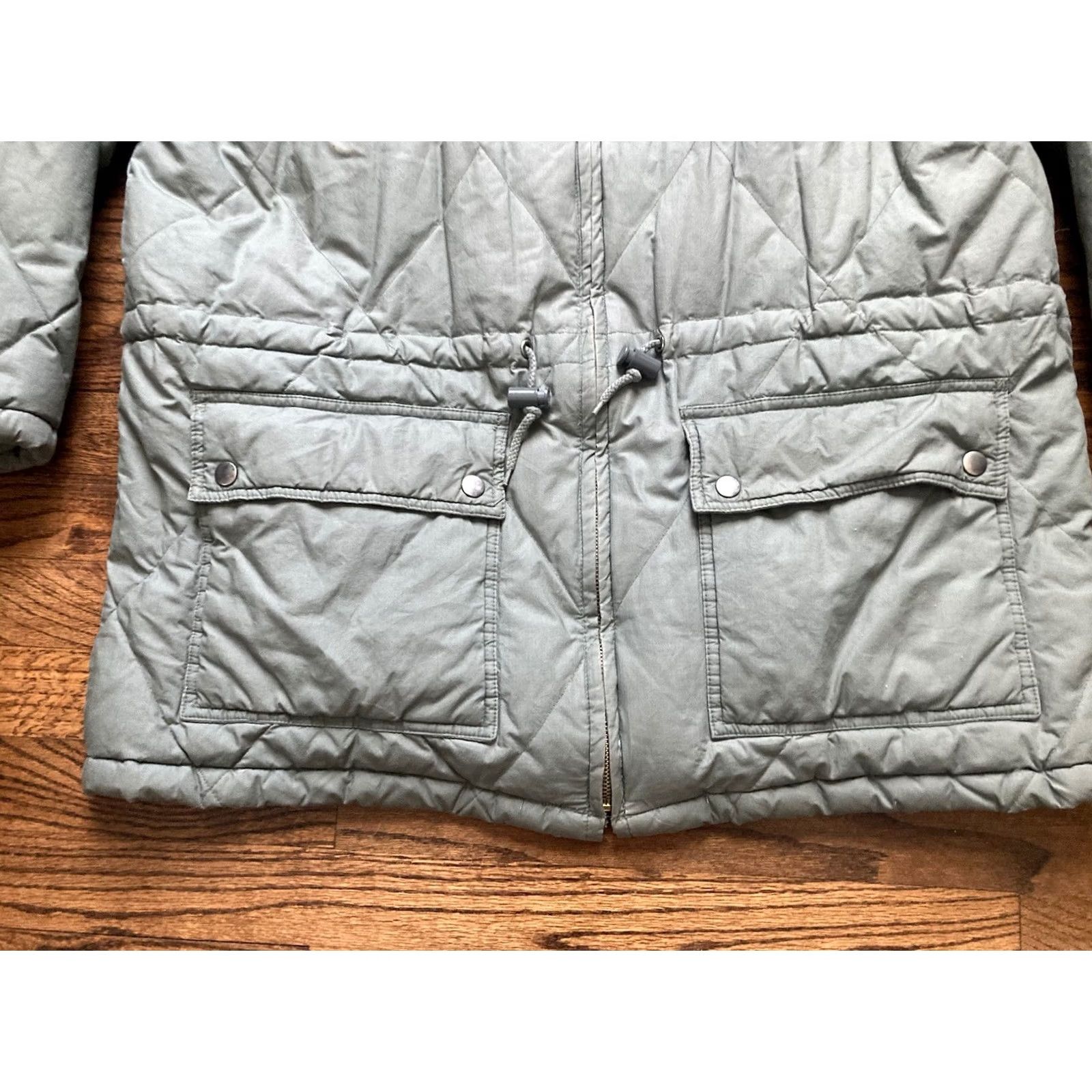 Vintage VINTAGE Catamount Trail Puffer Jacket Duck Down Quilted Military Mens Large Green Chore Size US L / EU 52-54 / 3 - 2 Thumbnail