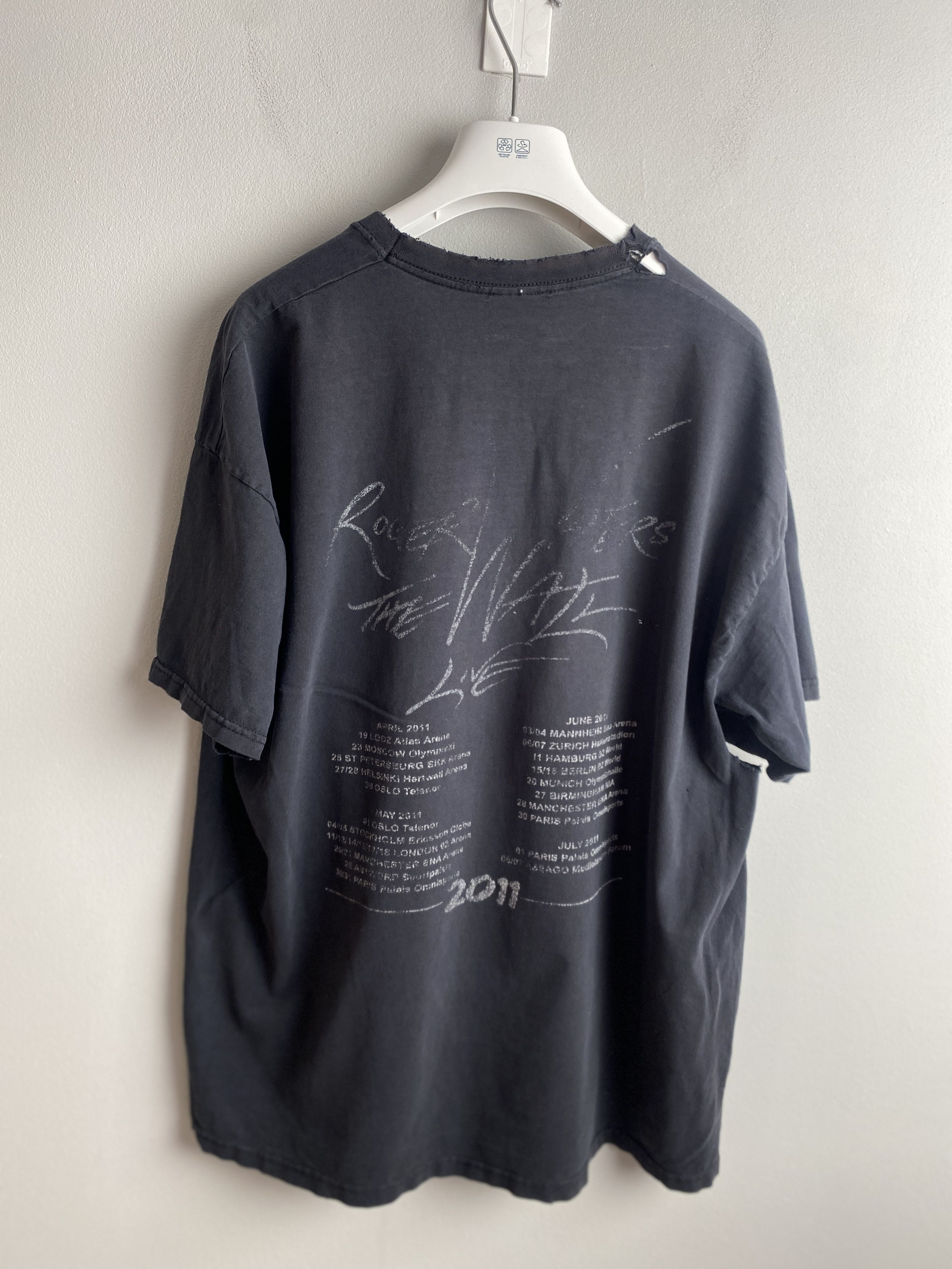 Vintage Roger Waters The Wall t-shirt tee Size US XL / EU 56 / 4 - 4 Thumbnail