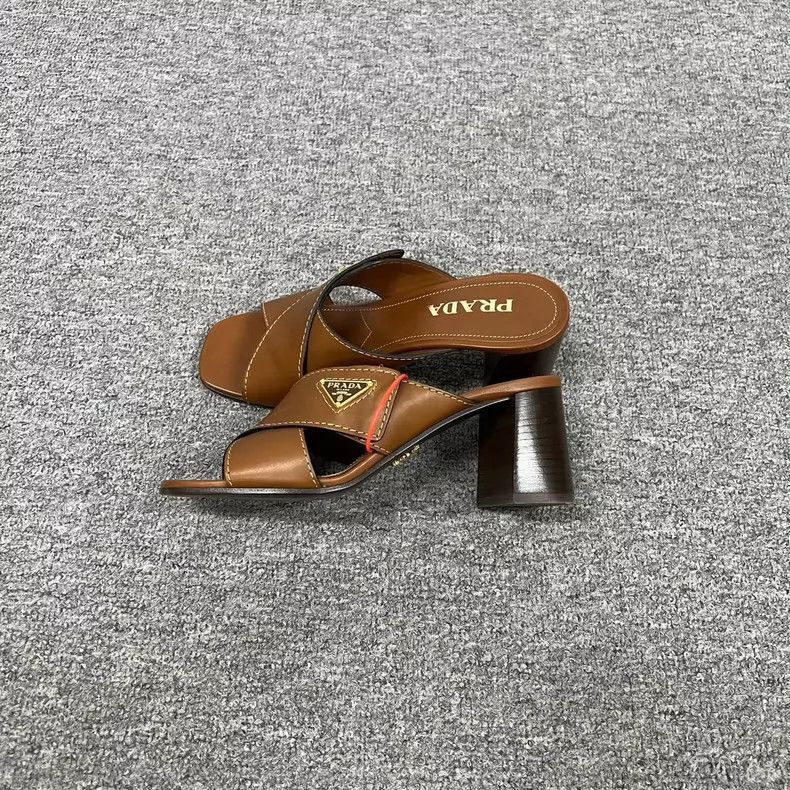 Prada Prada High Heel Sandals Brand New Size 37 -2505 Size US 7.5 / EU 40-41 - 2 Thumbnail
