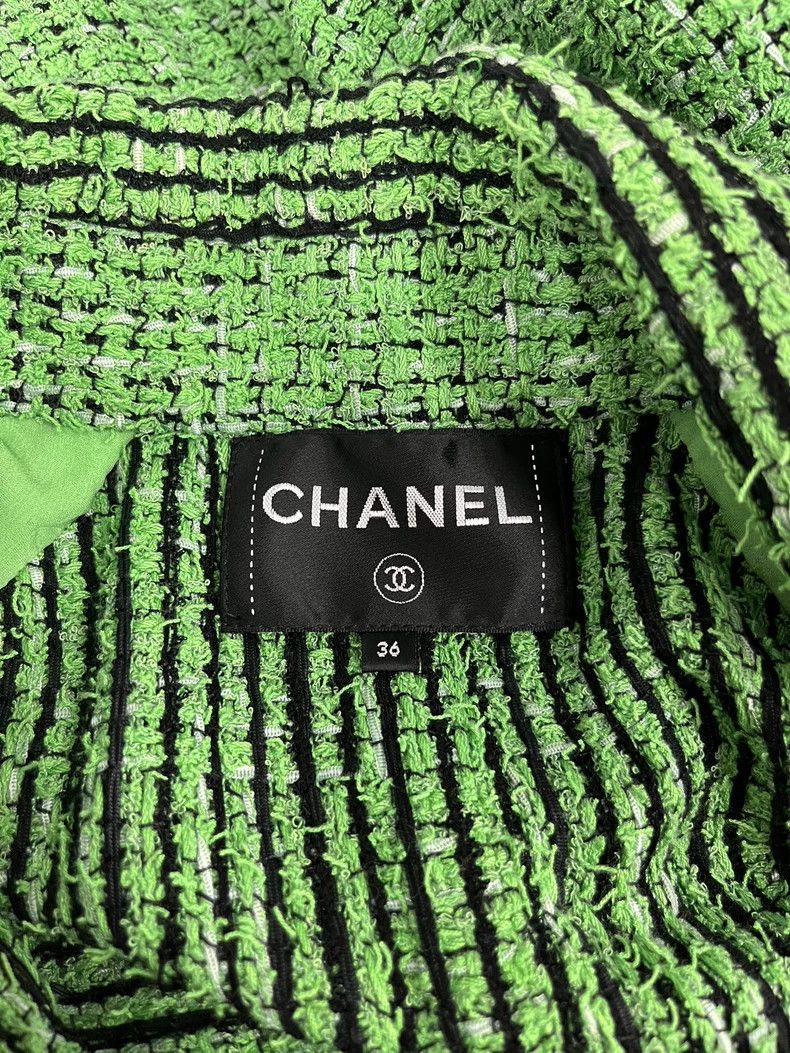 Chanel Chanel Long green coat Size XS / US 0-2 / IT 36-38 - 4 Thumbnail