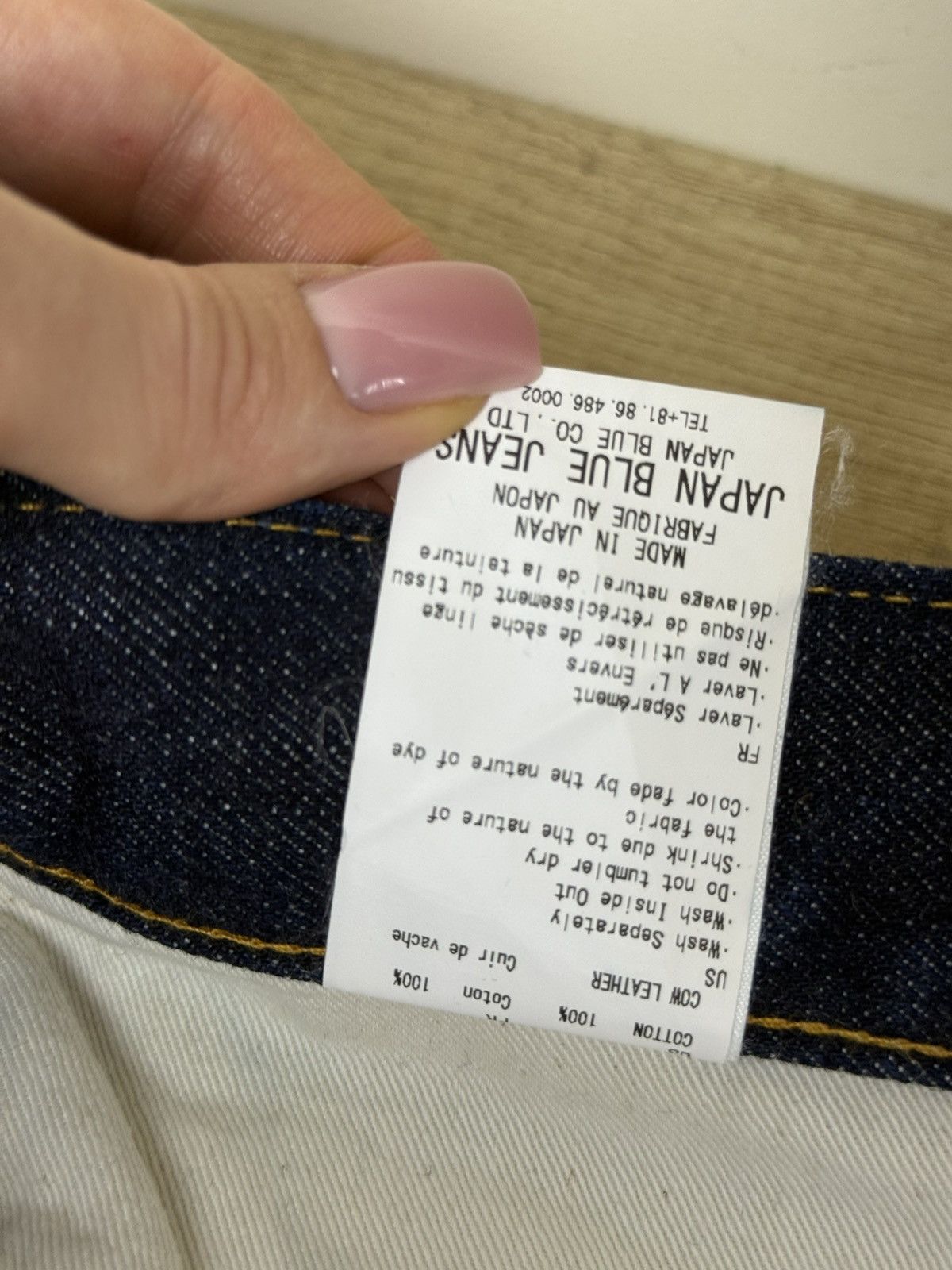 Japan Blue Jeans Japan Blue Jeans Selvedge Denim — Made in Japan, Size 36 Size US 36 / EU 52 - 7 Thumbnail