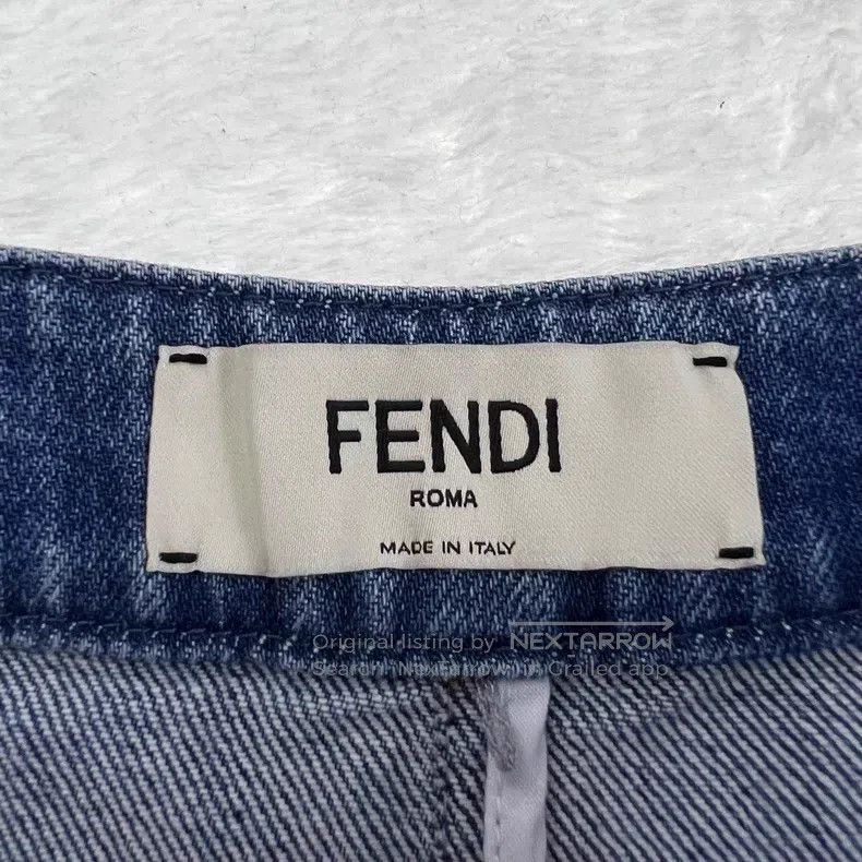 Fendi Fendi Blue Wide Leg Pants Size 24" / US 00 / IT 34 - 4 Thumbnail