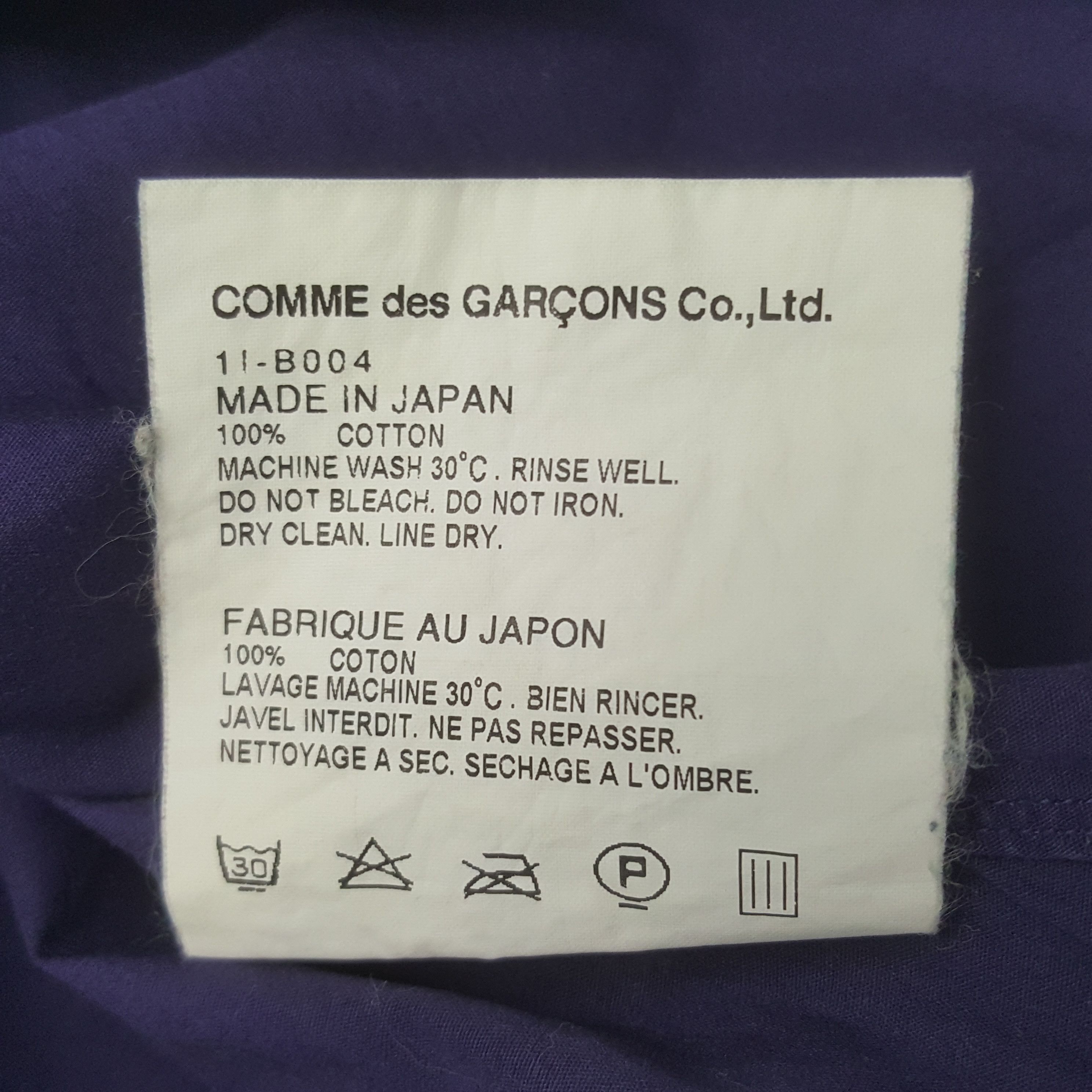 Comme des Garcons Vintage Comme des Garcons Black Pocket Button up Shirt Size US XS / EU 42 / 0 - 8 Thumbnail