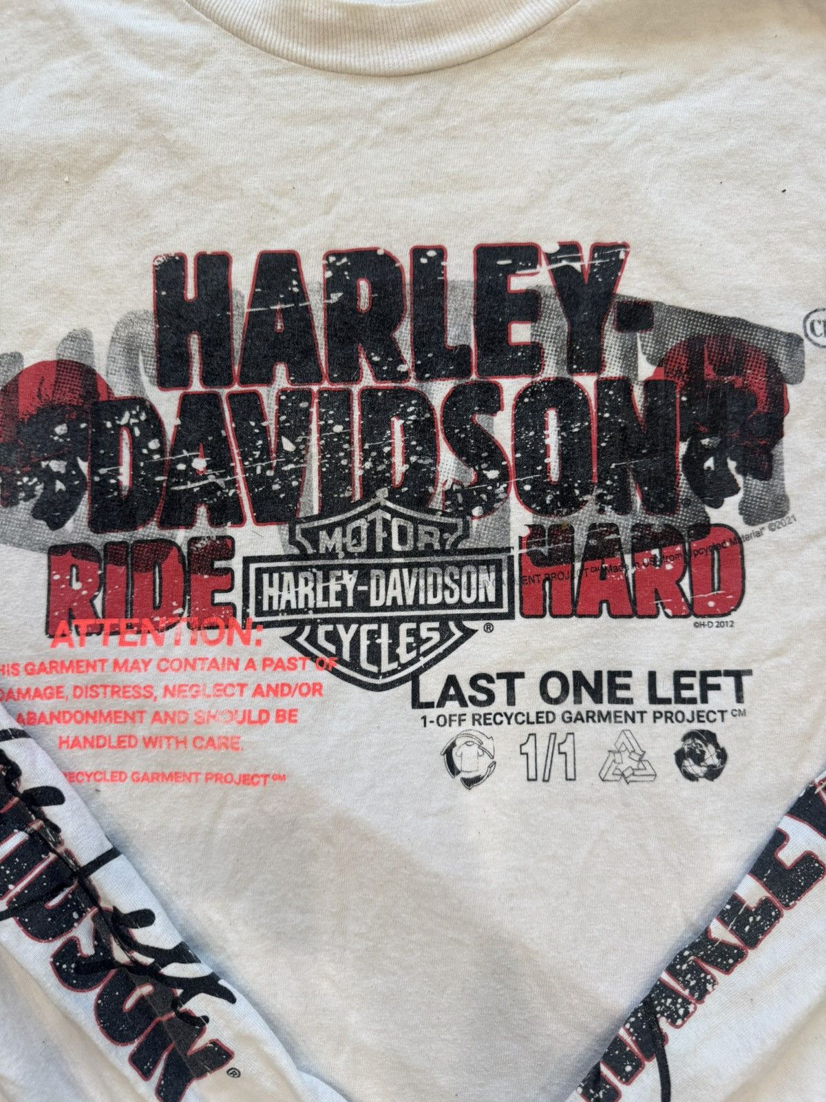 Harley Davidson Custom Harley Davidson Tee Size US XL / EU 56 / 4 - 2 Thumbnail