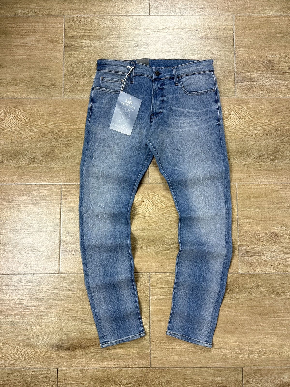 NEW🏷️ G-Star Raw 3301 Deconstructed Skinny Denim Jeans