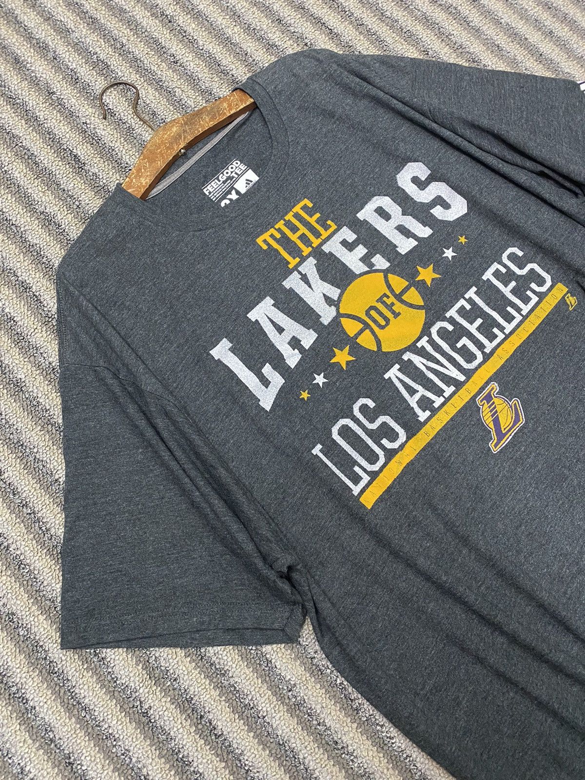 Adidas × NBA The Lakers Los Angeles x Adidas Size US XXL / EU 58 / 5 - 6 Thumbnail
