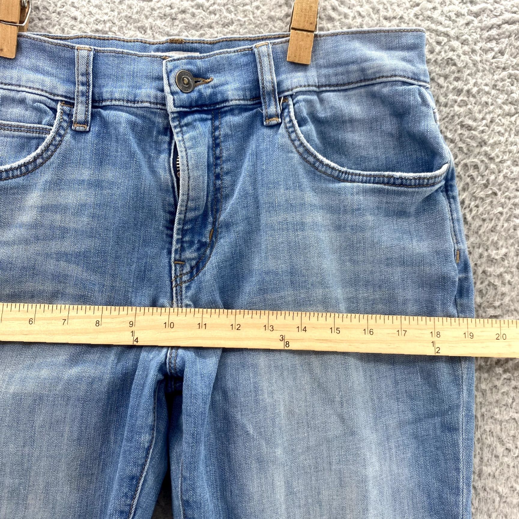 Hudson Hudson Ace Skinny Jeans Men's 30x30 Light Wash Stretch Denim Pants Slim Casual Jeans Size US 30 / EU 46 - 7 Thumbnail