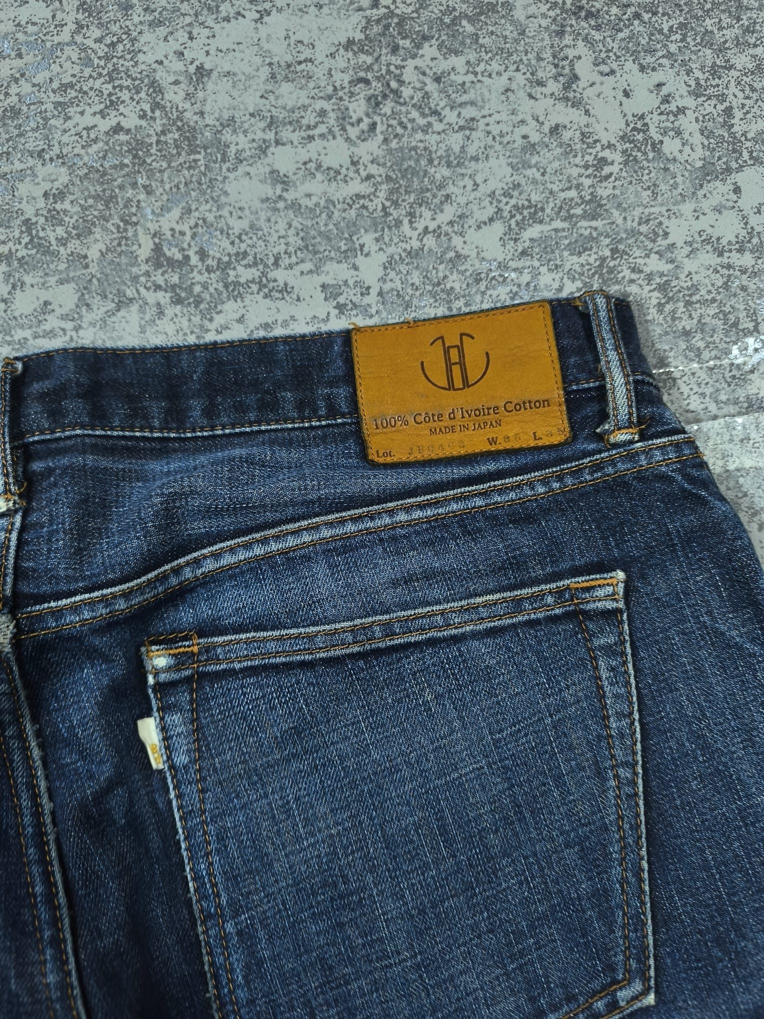 Japan Blue Vintage Japan Blue Faded Distressed Selvedge Denim Jeans Size US 36 / EU 52 - 5 Thumbnail