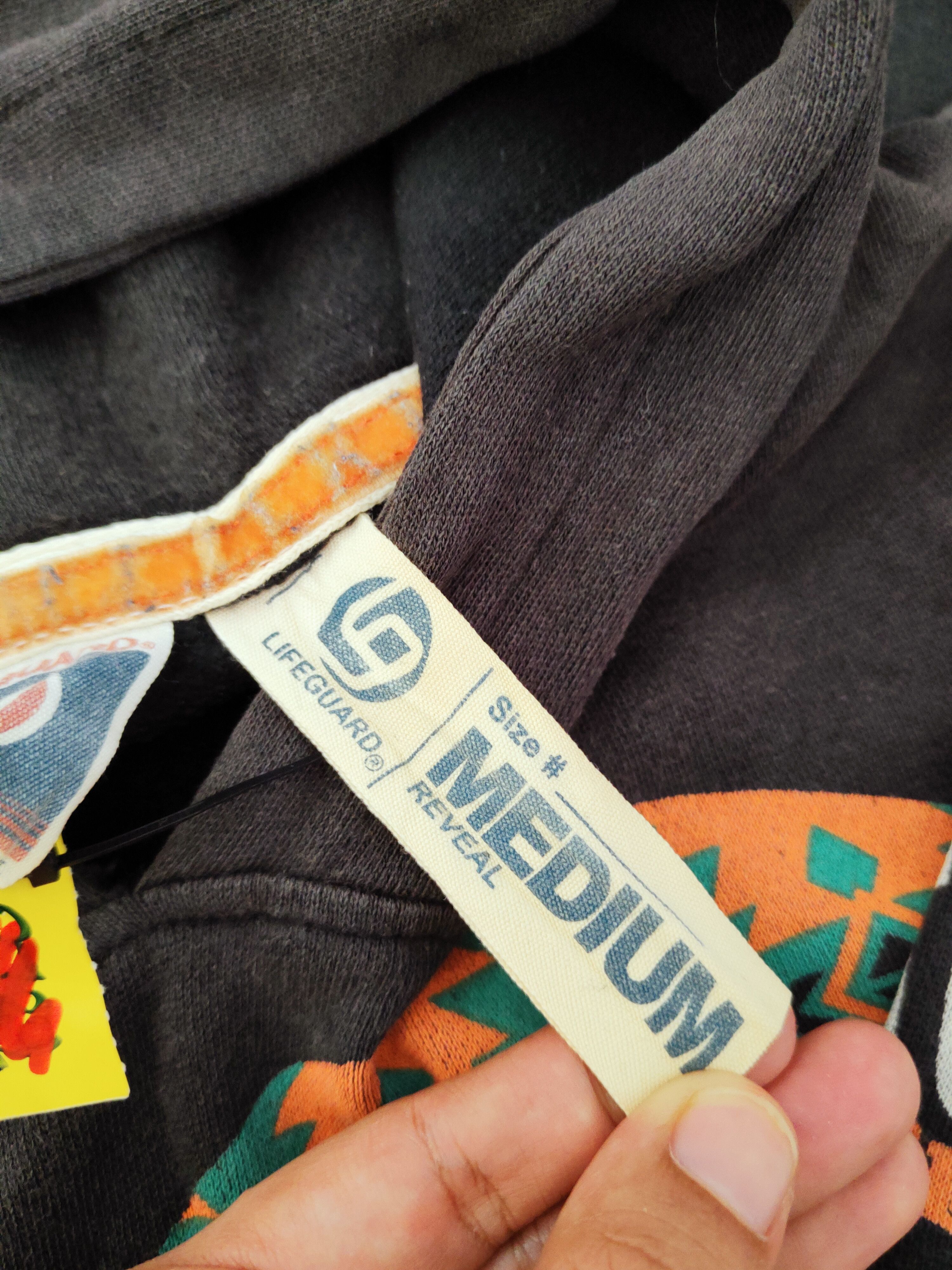 Japanese Brand Lifeguard Black Faded Hoodie Sweatshirts #W121 Size US M / EU 48-50 / 2 - 14 Thumbnail
