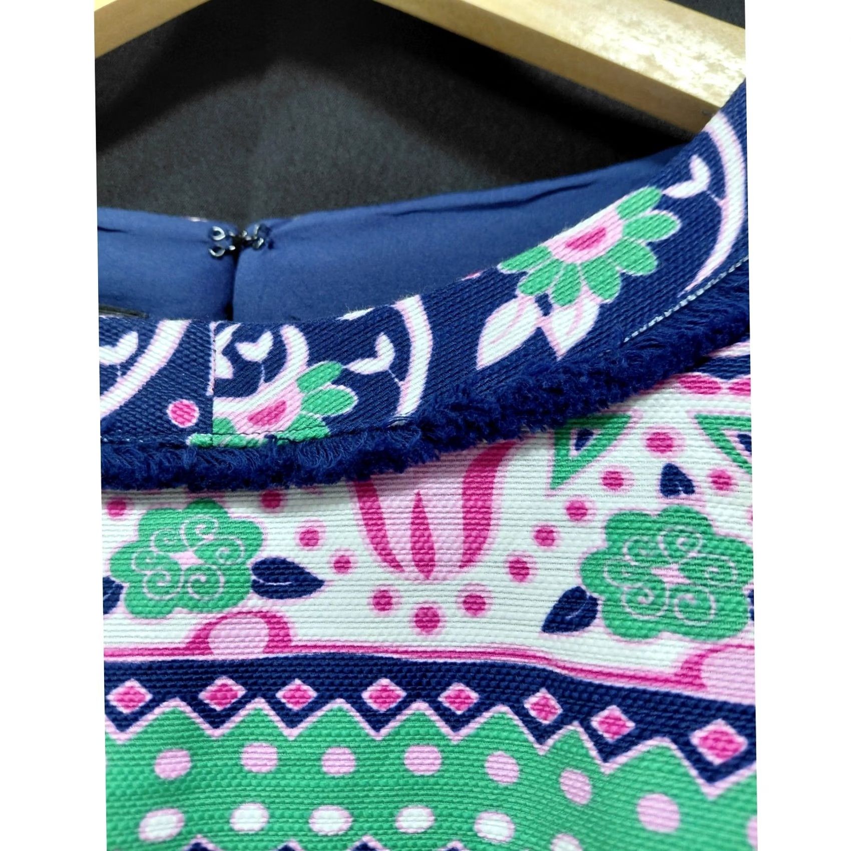 Talbots TALBOTS PETITES Multicolor Sleeveless Dress Graphic Size 2P Size XS / US 0-2 / IT 36-38 - 3 Thumbnail