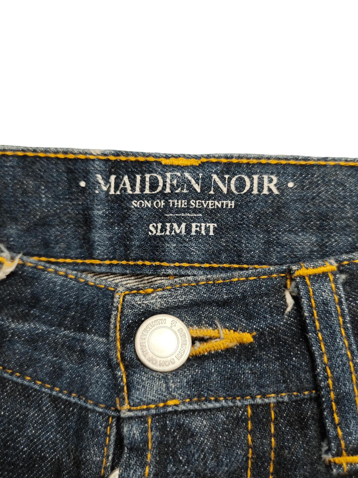 Helmut Lang Maiden Noir Japan Slim Fit Selvedge Jeans Helmut Lang Style Size US 30 / EU 46 - 17 Thumbnail