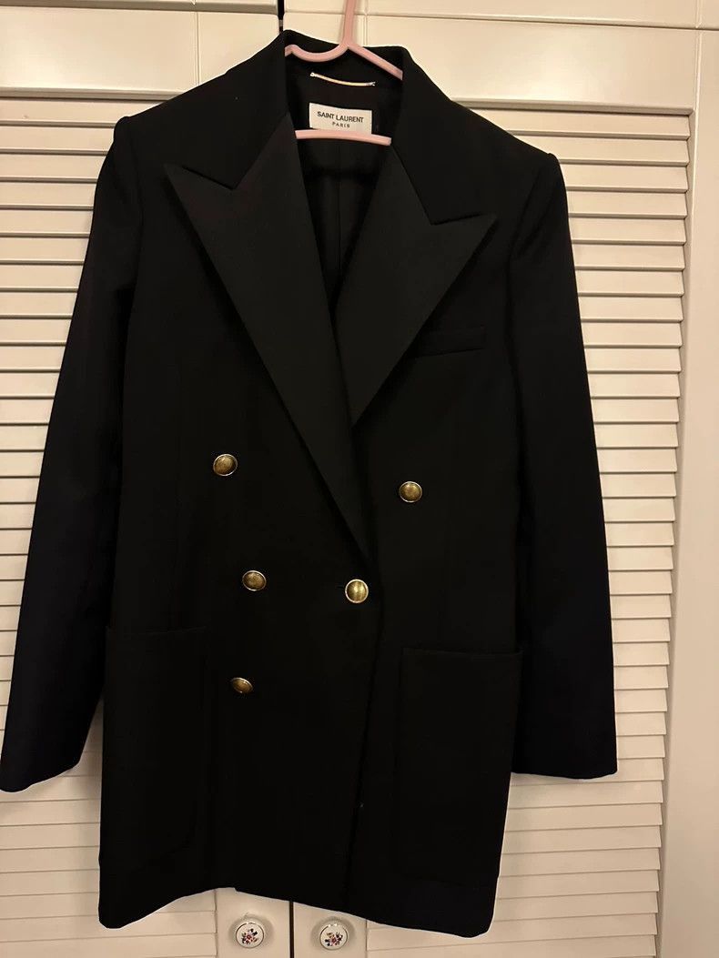 Saint Laurent Paris Saint Laurent Paris Classic double breasted suit jacket-250 Size US S / EU 44-46 / 1 - 1 Thumbnail