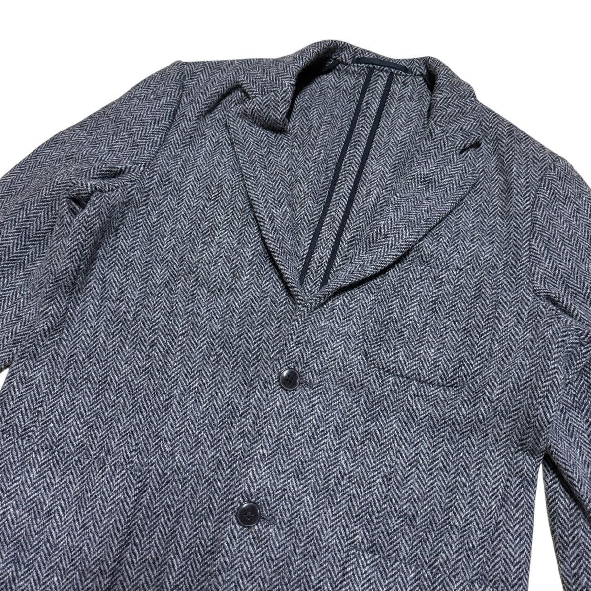 Harris Tweed Harris Tweed Tomorrowland Wool Minimalist Blazer Size 42R - 3 Thumbnail