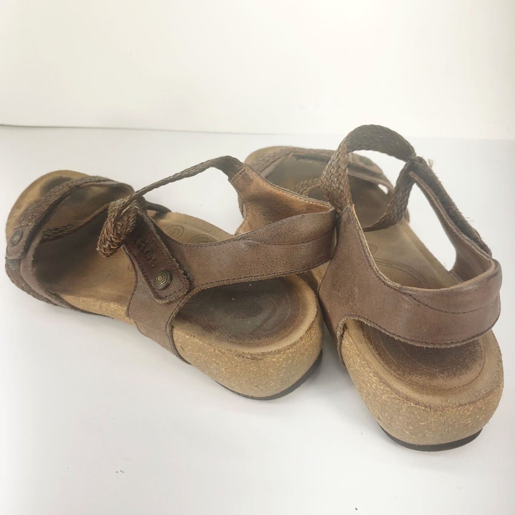 Taos Taos Trulie Womens Sandals Sz US 7.5 EU 38 Brown Leather Adjustable Size US 8 / IT 38 - 6 Thumbnail