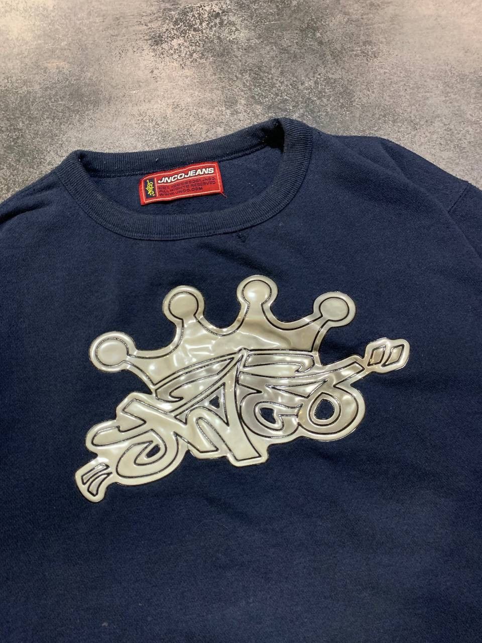 JNCO × Vintage Vintage JNCO Reflective Big Logo y2k long sleeve shirt Size US XL / EU 56 / 4 - 3 Thumbnail