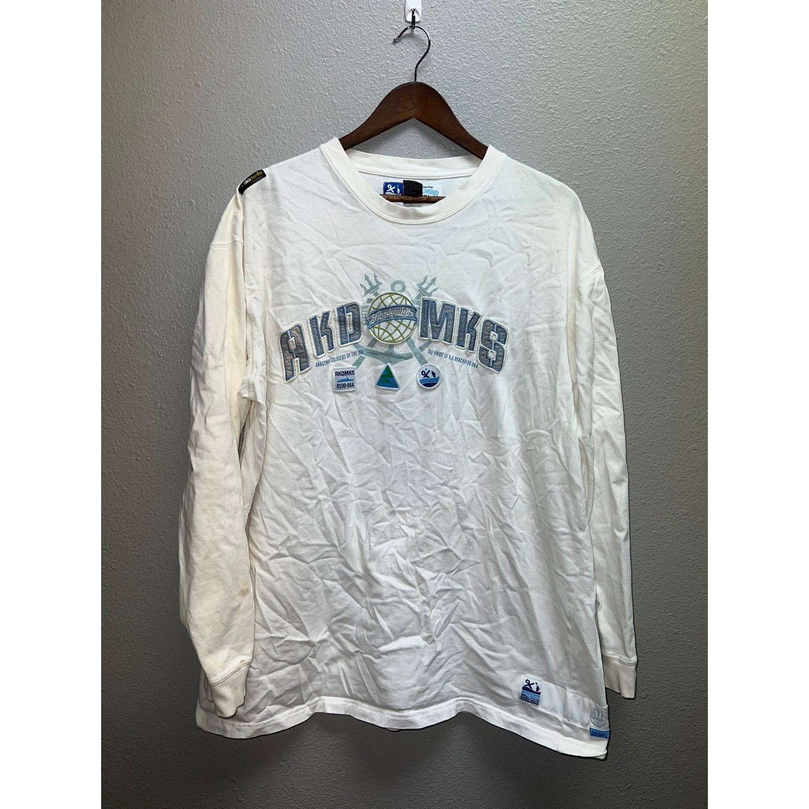 Akademiks Akademiks Soldiers Of The Sea Long Sleeve Shirt Pride Y2K 2X Size US XXL / EU 58 / 5 - 1 Thumbnail