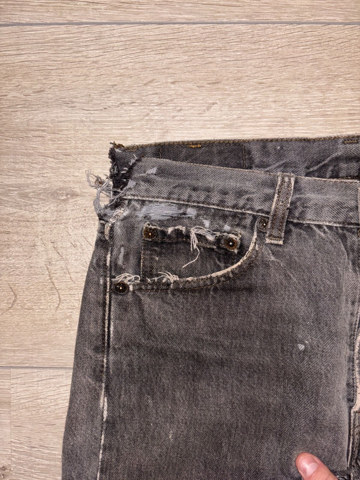 Levi's × Levi's Vintage Clothing Vintage 70s Levis 501 Distressed Jeans Size US 30 / EU 46 - 6 Thumbnail