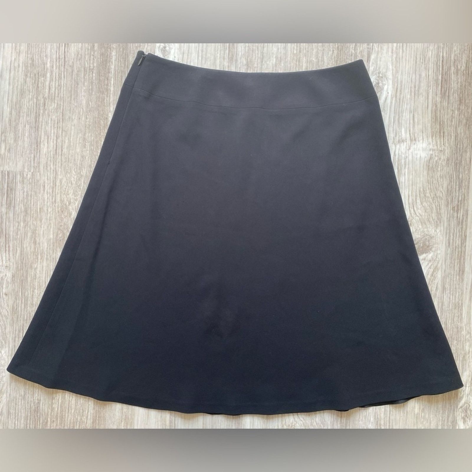 Ann Taylor Ann Taylor | Black Career Professional aWork Flare Skirt | 6 Size 28" / US 6 / IT 42 - 2 Thumbnail