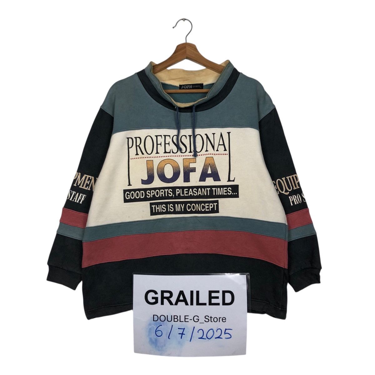 Hysteric Glamour 📌Vintage Sweatshirt Over Print Design Jofa Sports ProStaff Size US M / EU 48-50 / 2 - 1 Thumbnail
