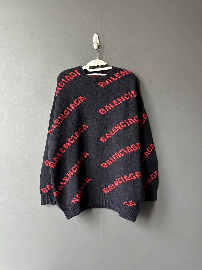 Balenciaga Balenciaga Bullet Screen Sweater 2503-Nextarrow Size US S / EU 44-46 / 1 - 1 Thumbnail