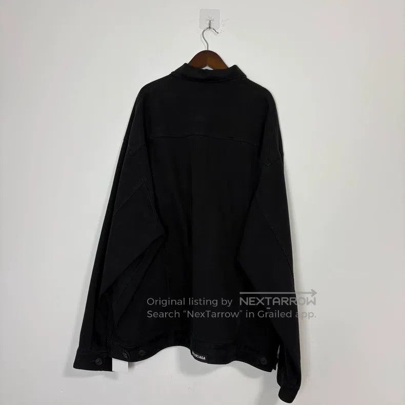 Balenciaga Balenciaga Valentine's Day embroidery destroyed denim jack Size US M / EU 48-50 / 2 - 2 Thumbnail