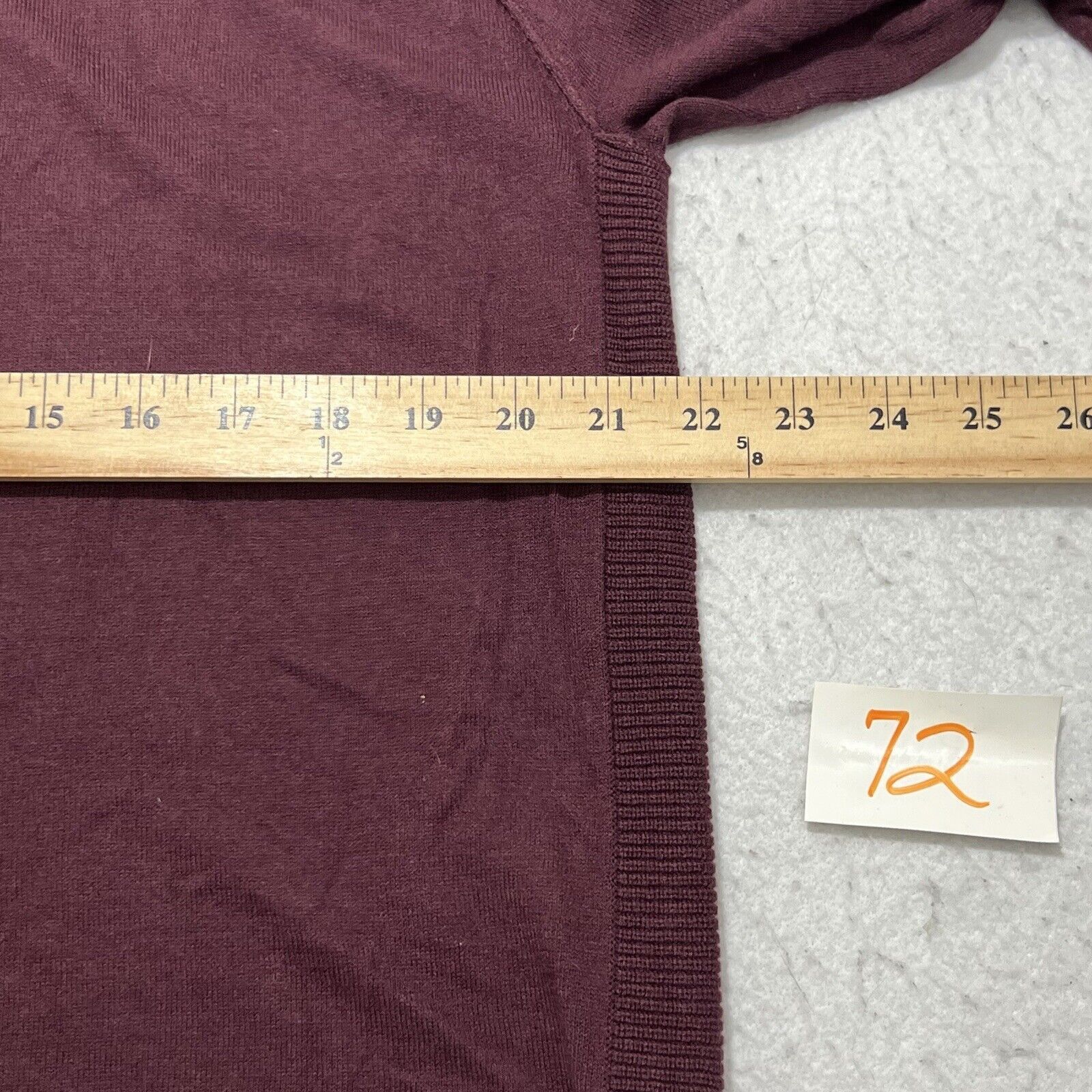 Nordstrom Caslon Women's Small Wool Blend Maroon Turtleneck Sweater Size S / US 4 / IT 40 - 7 Thumbnail
