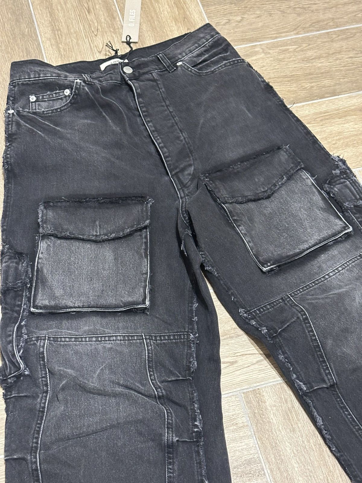 Ojardorf Ojardorf Black Cargo Denim Size US 30 / EU 46 - 4 Thumbnail