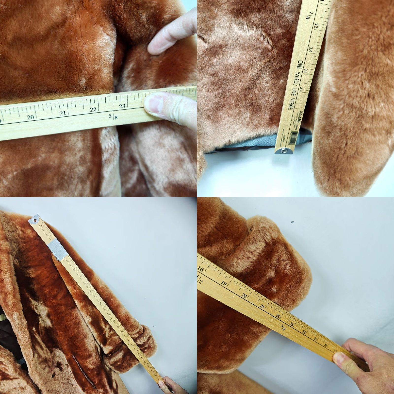 Vintage VINTAGE Beau Mouton by Jacques Heim Sheared Lamb Fur Coat Size L / US 10 / IT 46 - 8 Thumbnail