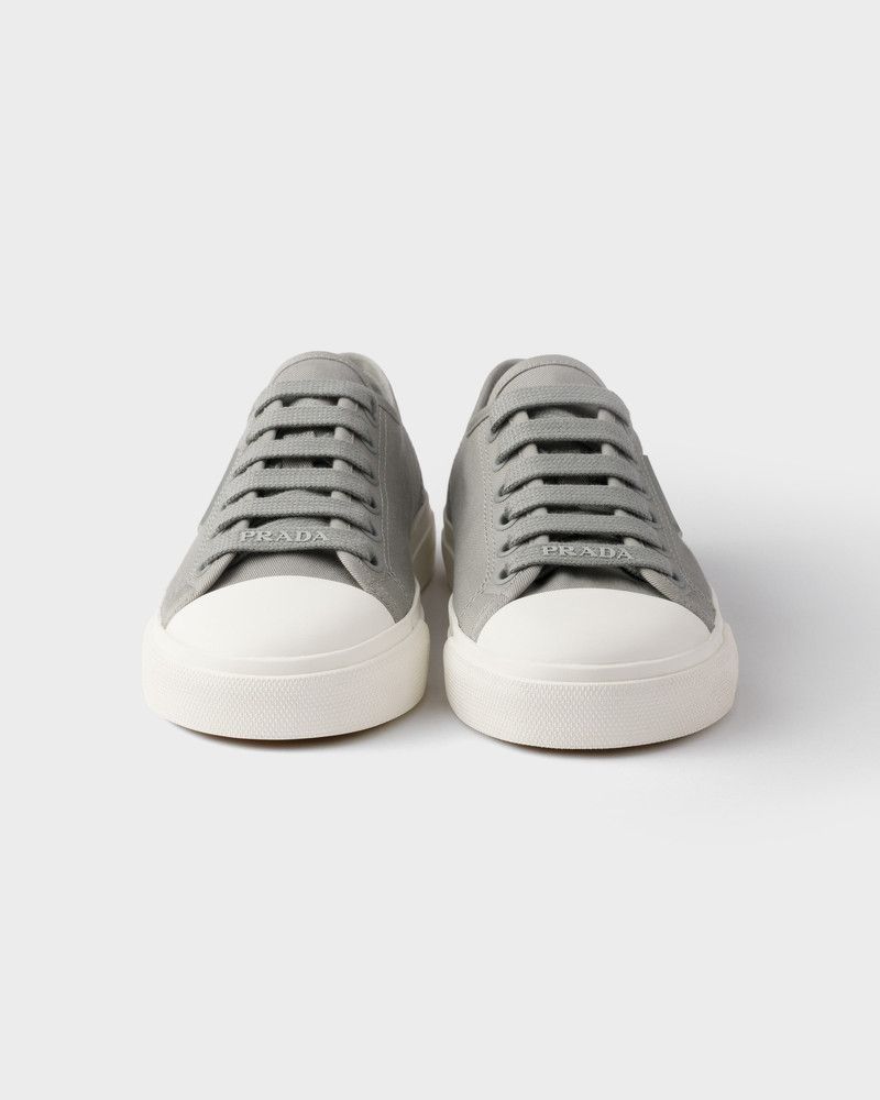 Prada o1srvl11e0226 Cotton Gabardine Sneakers in Sage Green Size US 8 / IT 38 - 4 Thumbnail