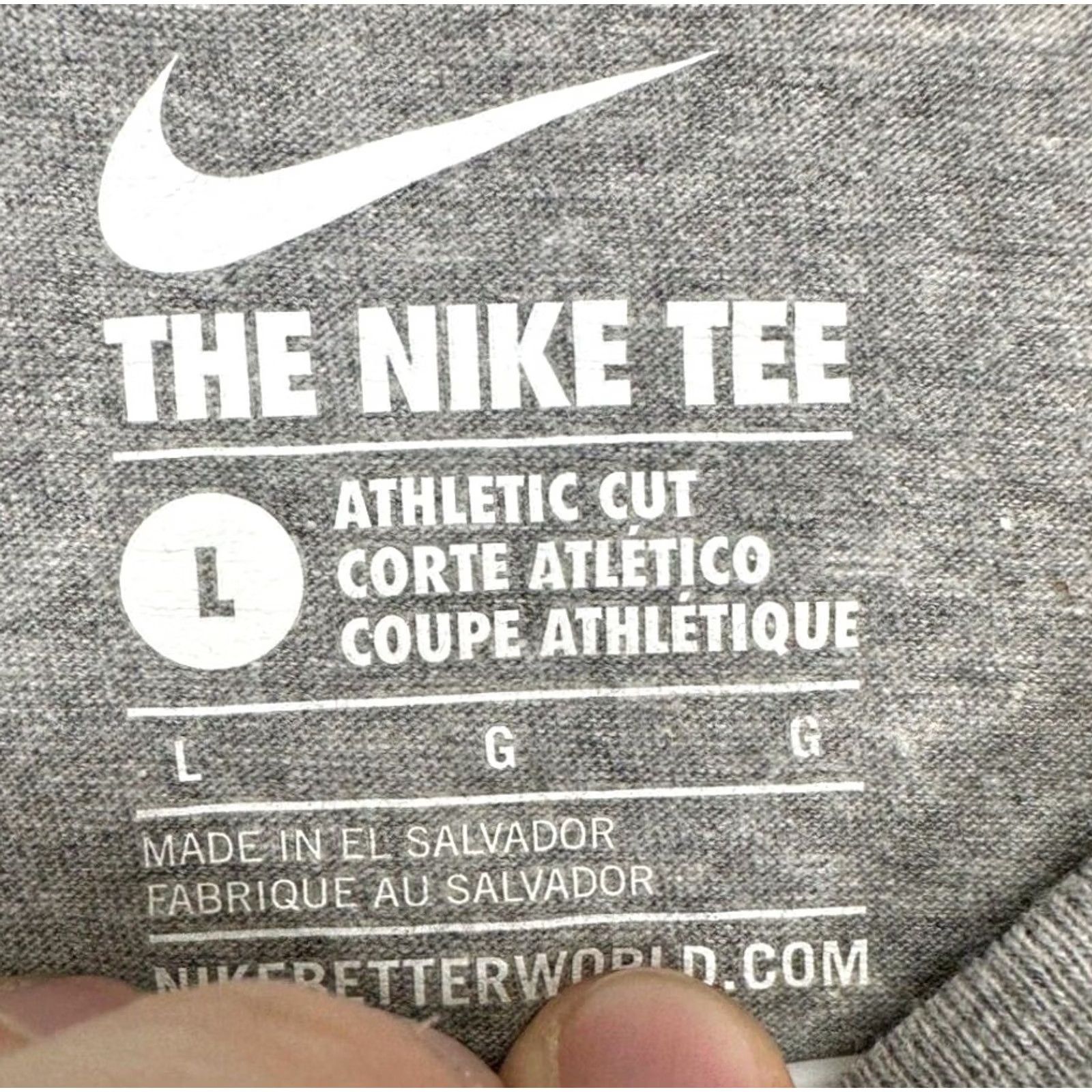 Nike Nike Dallas Cowboys Shirt Adult Large Grey Athletic Cut T-Shirt Mens Size US L / EU 52-54 / 3 - 5 Thumbnail