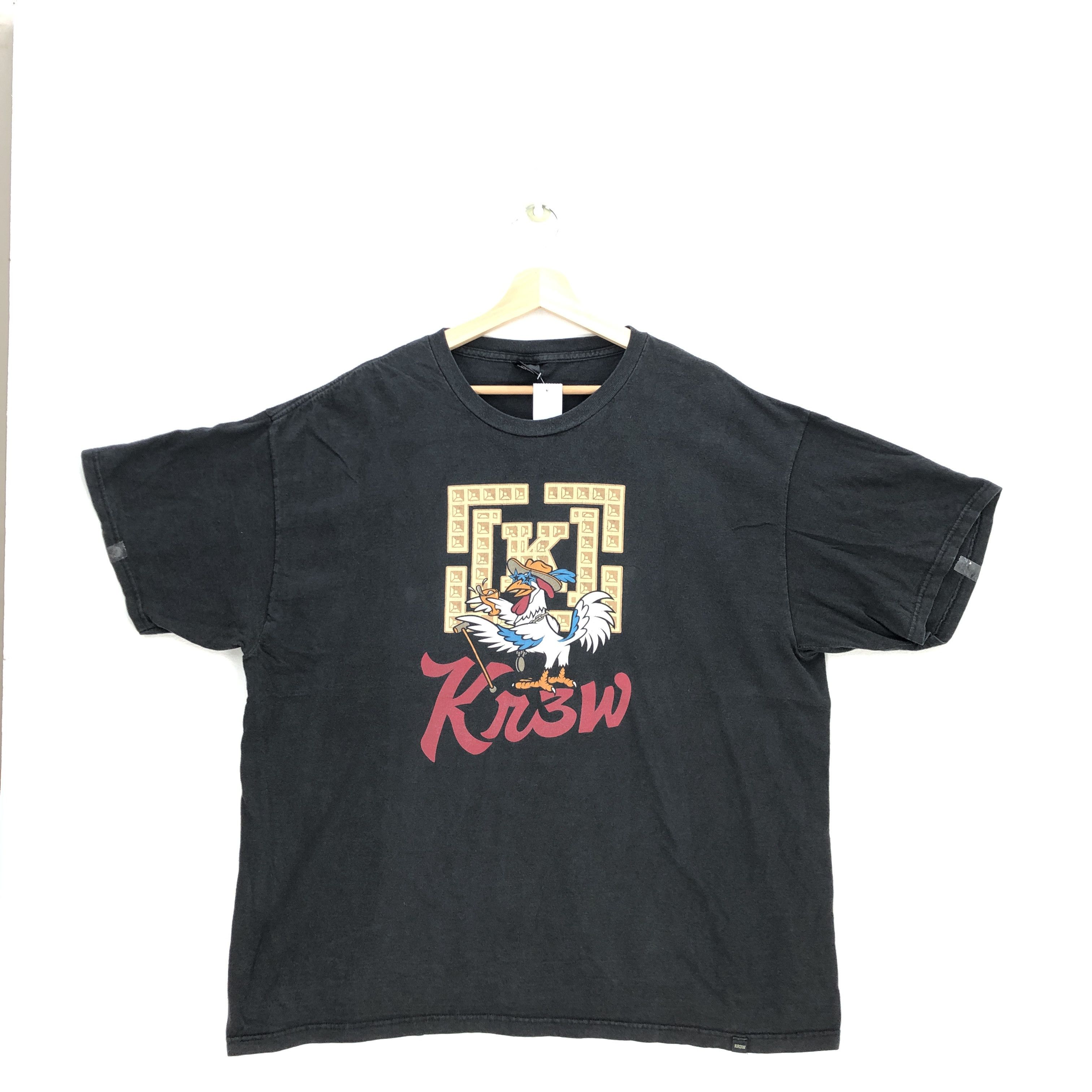 Japanese Brand Vintage Kr3w Big Logo T Shirt SoCal Tees Size US XL / EU 56 / 4 - 1 Thumbnail