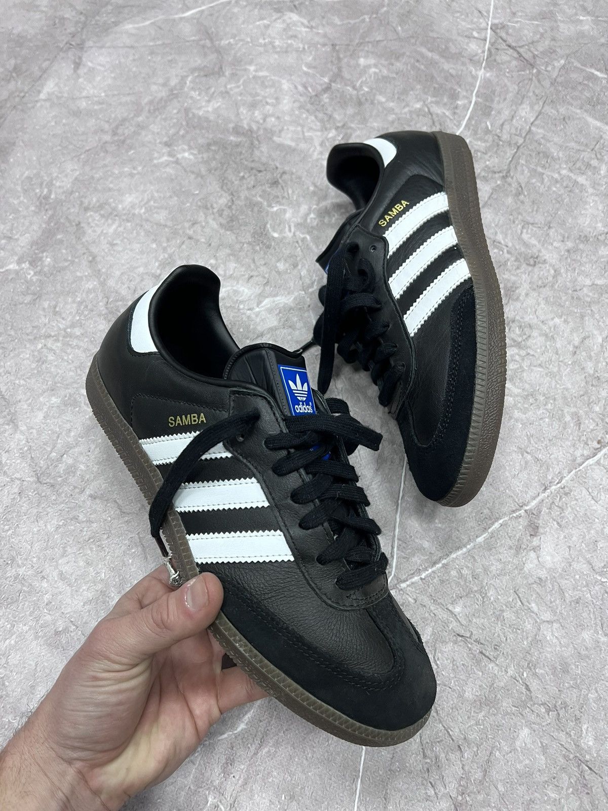 Adidas × Vintage SALE💣💣 Adidas Samba Classic Leather Athletic Soccer Shoes Size US 6.5 / EU 39-40 - 9 Thumbnail