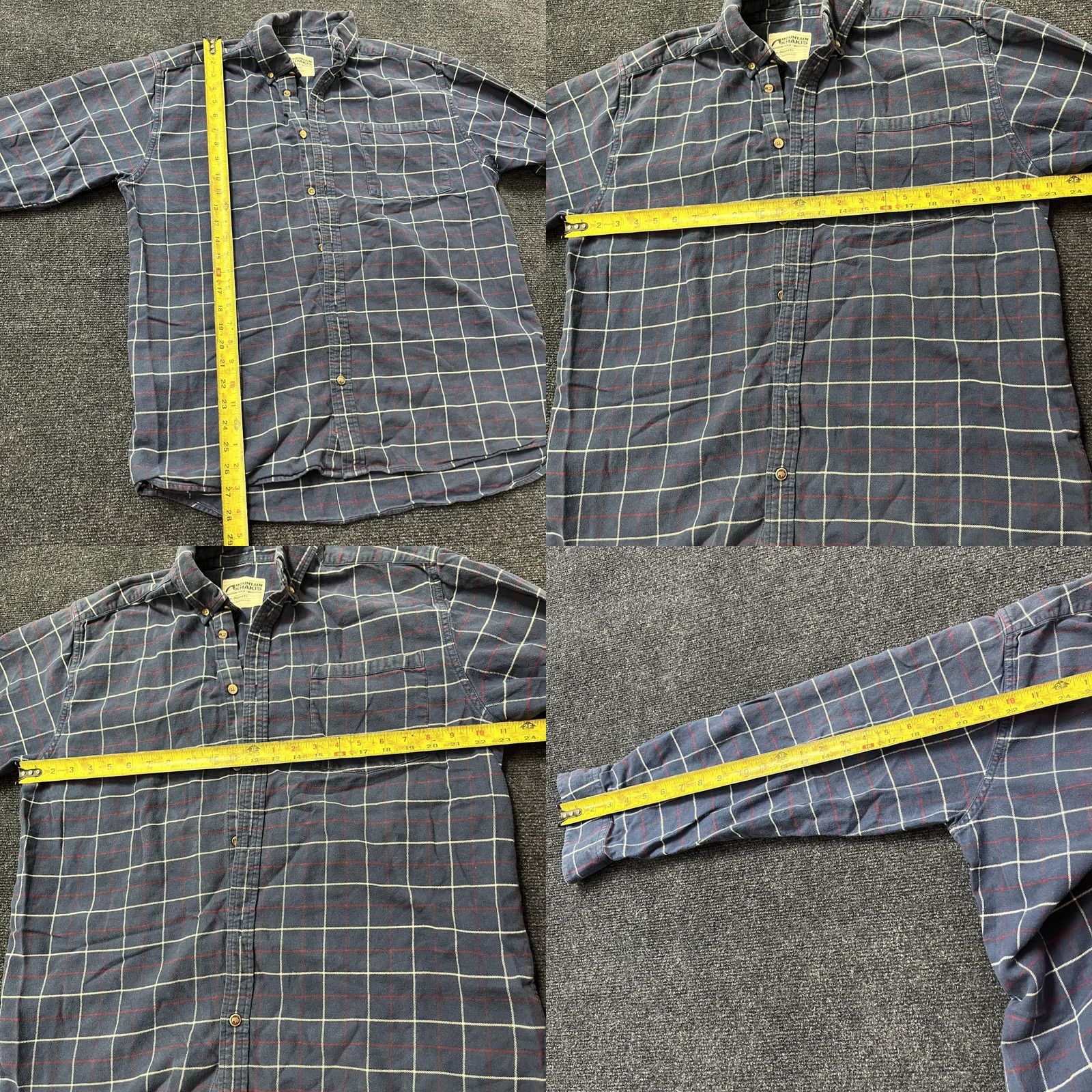 Mountain Khakis Mountain Khakis Shirt Mens Large Blue Plaid Flannel Button Down Relaxed Fit Size US L / EU 52-54 / 3 - 9 Thumbnail