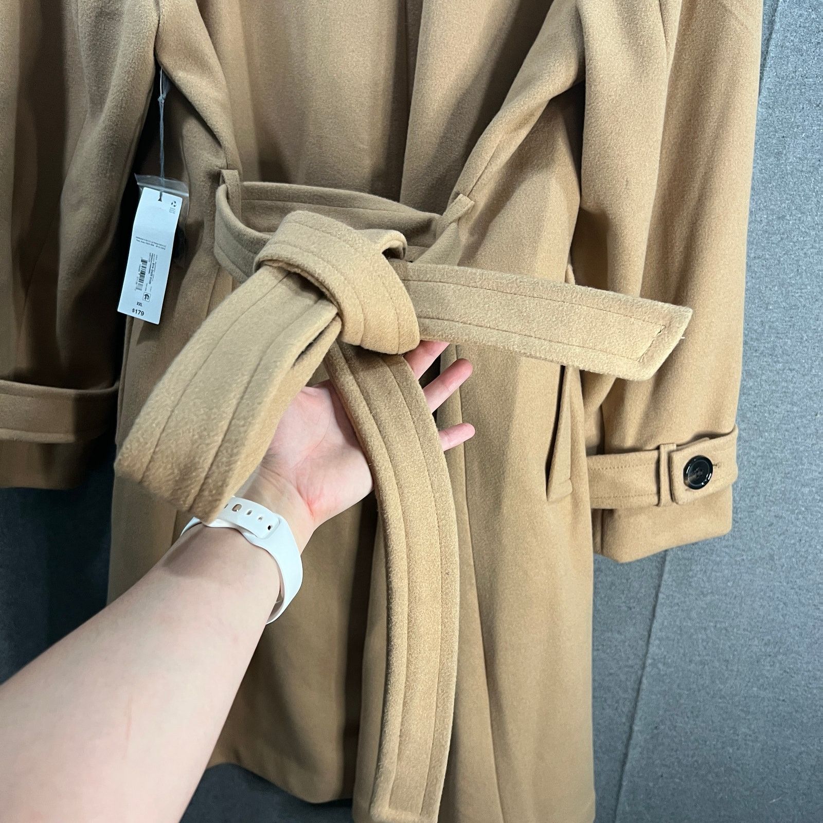 Other Liz Claiborne Belted Midweight Womens Plus Peacoat French Size XXL / US 16-18 / IT 52-54 - 25 Thumbnail