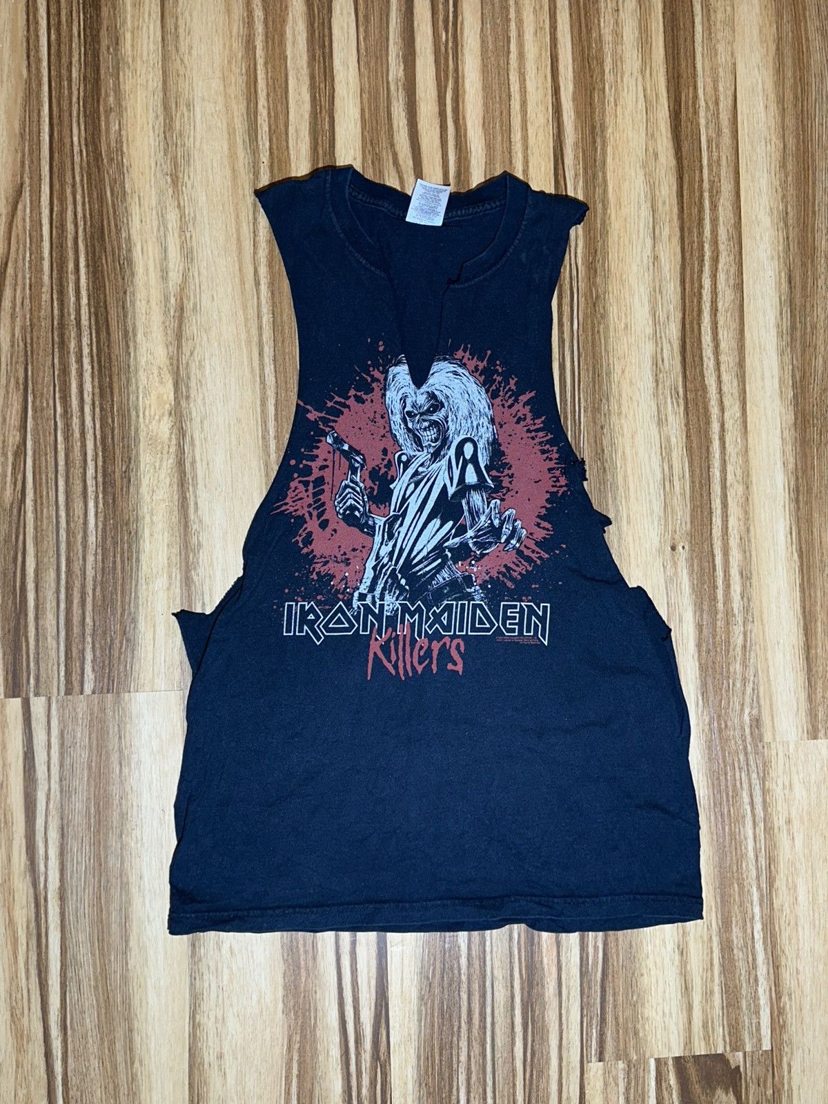 Jerzees 2008 Iron Maiden killers Black sleeveless tank top Size US M / EU 48-50 / 2 - 1 Thumbnail
