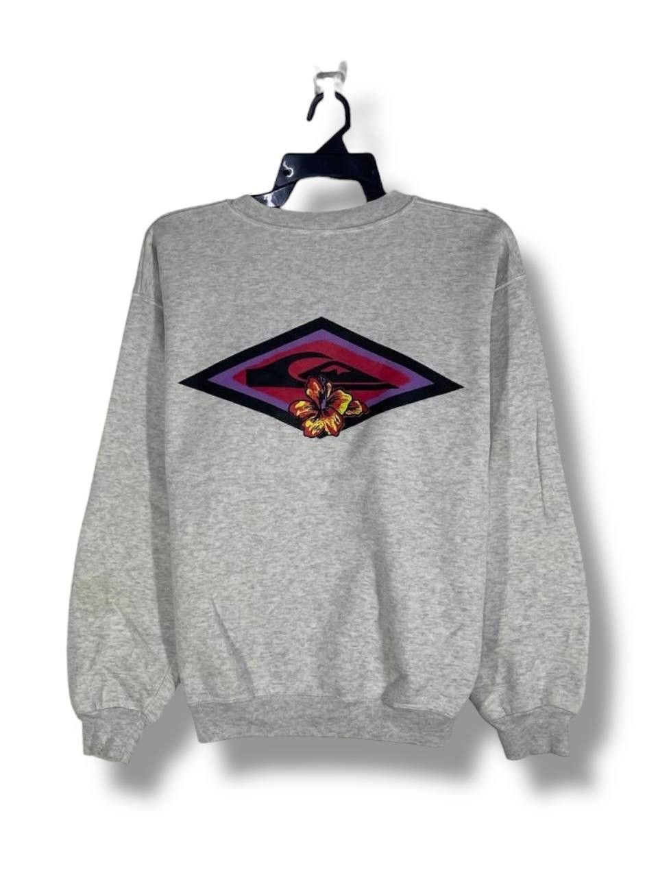 Quicksilver Vintage 90s quiksilver surfing brand sweatshirt size L Size US L / EU 52-54 / 3 - 3 Thumbnail