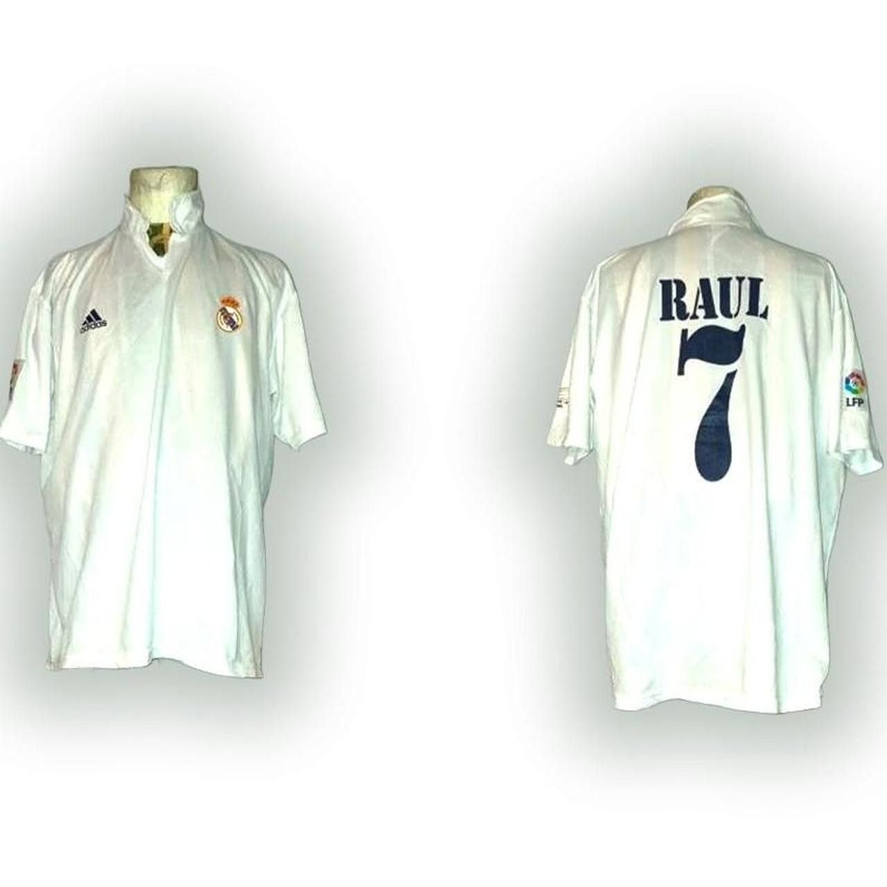 Adidas Real Madrid Spain 2001 2002 Home Shirt Jersey Size US XL / EU 56 / 4 - 2 Thumbnail