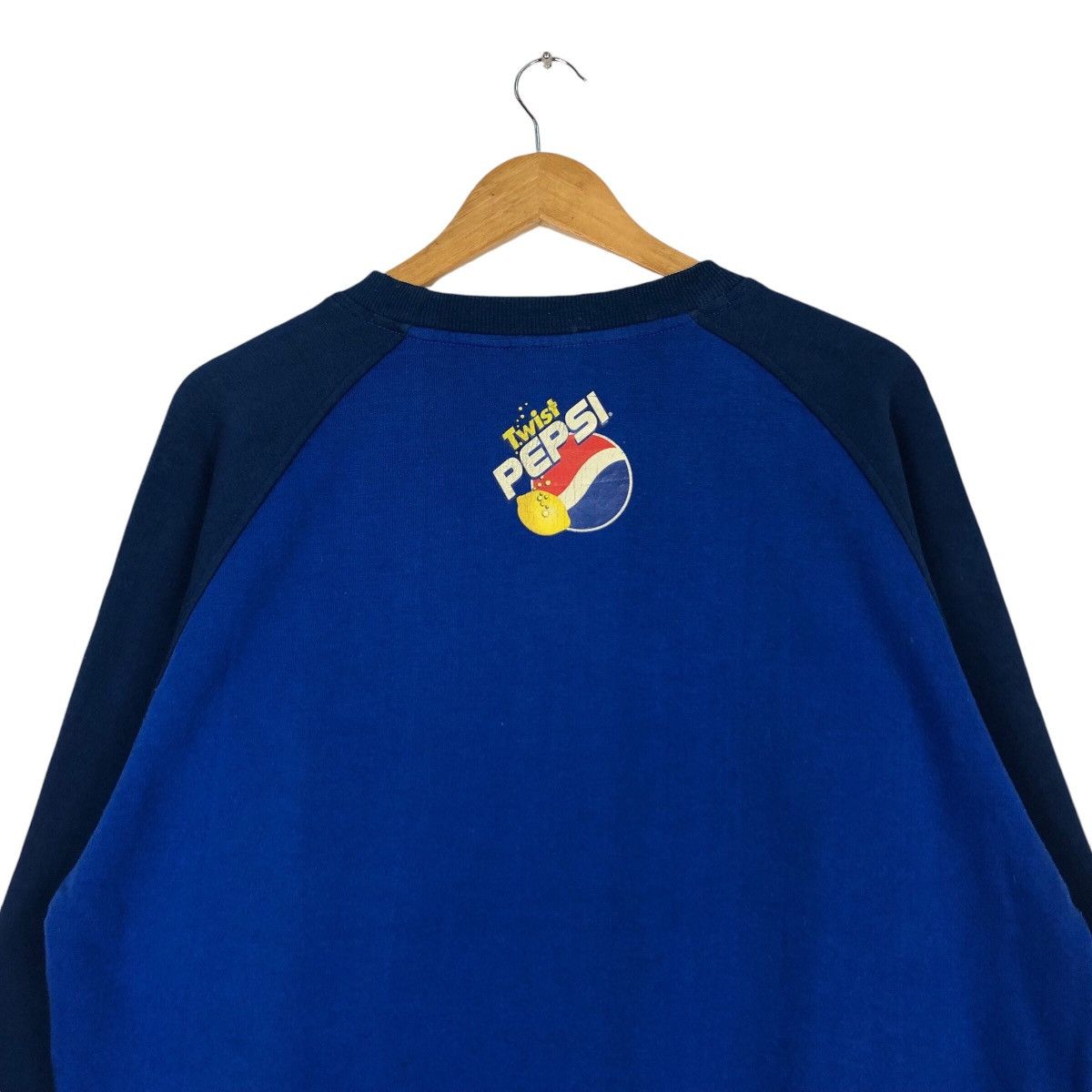 Pepsi × Vintage Vintage Outdoor Pepsi Sweatshirt Rare 90s Blue Jumper Size US M / EU 48-50 / 2 - 8 Thumbnail