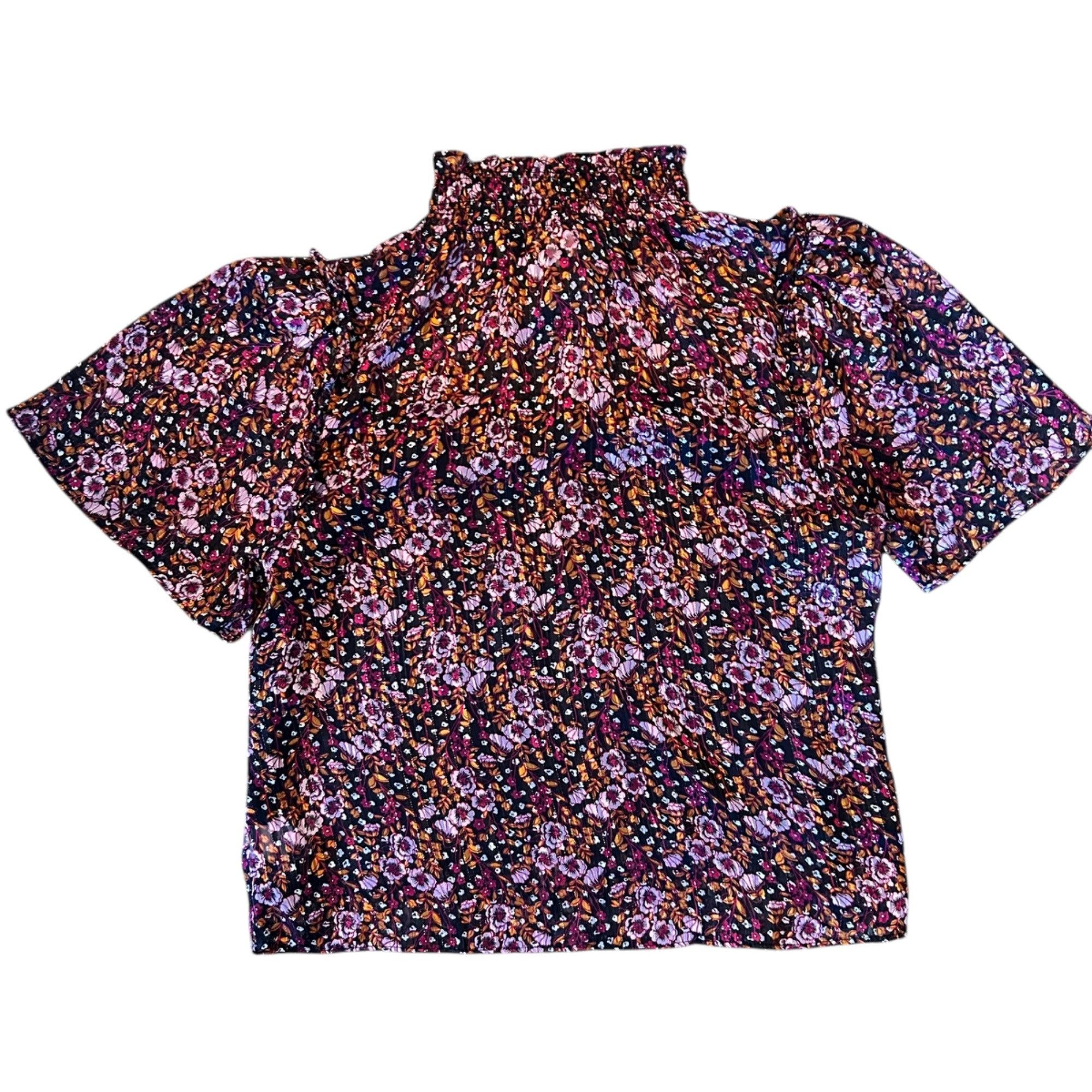 Other Melloday Floral Metallic Woven Feminine Romantic Flutter Sle Size S / US 4 / IT 40 - 7 Thumbnail