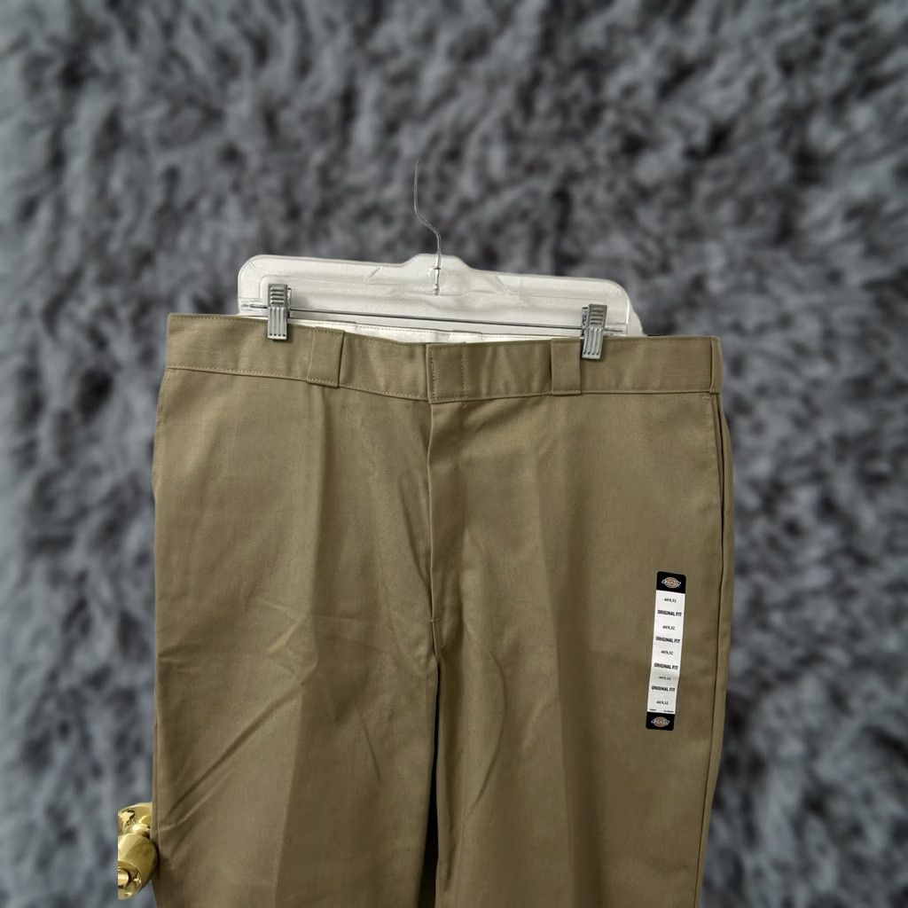 Dickies Dickies 874 Work Pants Mens 40x32 Brown Beige Original Fit Logo Trousers Size US 40 / EU 56 - 1 Thumbnail