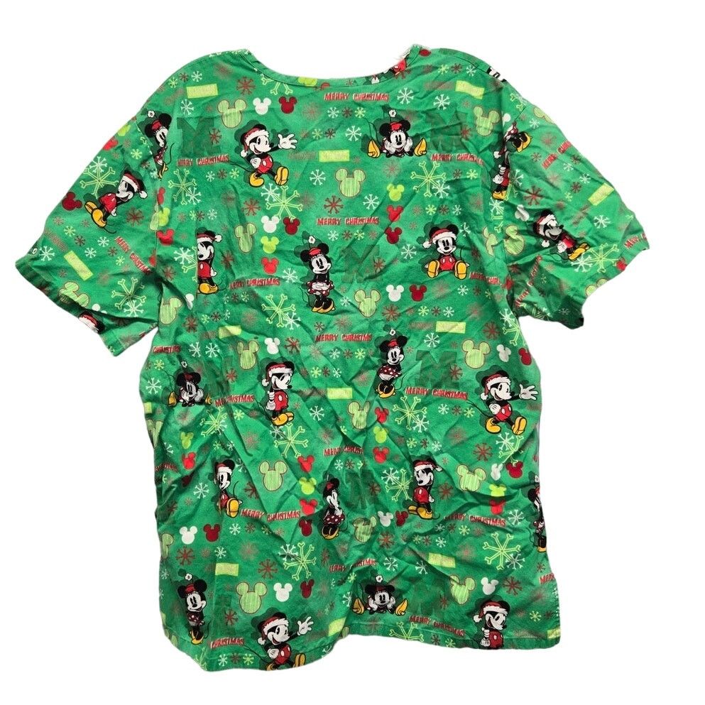 Disney Disney Womens Large Cotton Mickey & Minnie Christmas Top Size US L / EU 52-54 / 3 - 3 Thumbnail