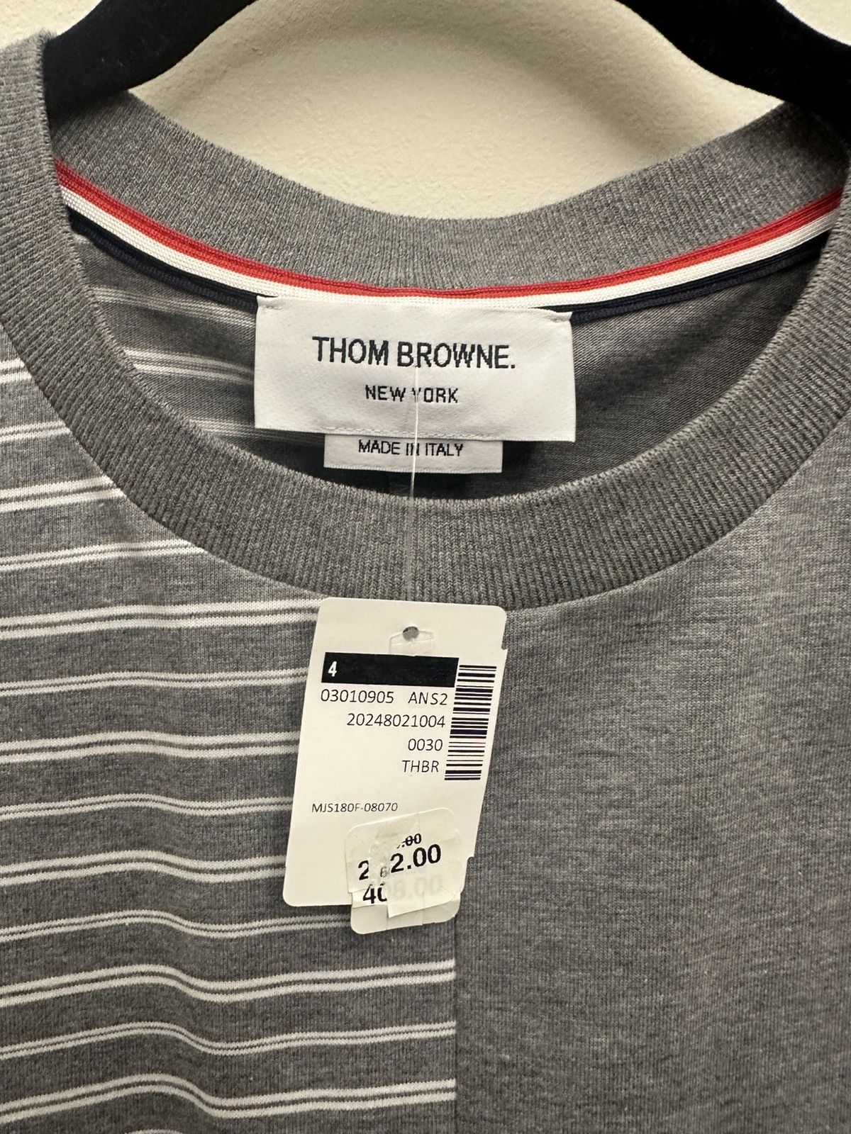 Thom Browne Thom Browne gray SS shirt new Size US XL / EU 56 / 4 - 6 Thumbnail