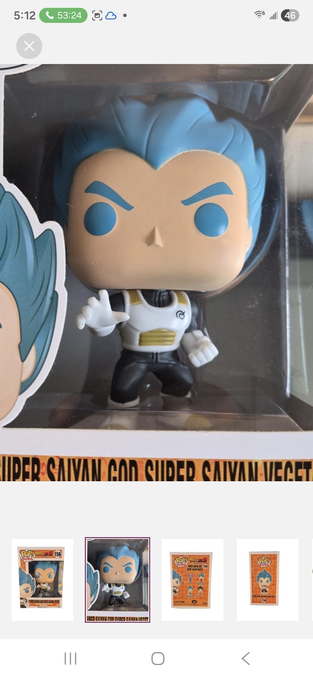 Other Funko × Dragon Ball Z S.S.G.Super S.Vegeta Funko Vinyl Figur Size ONE SIZE - 2 Thumbnail