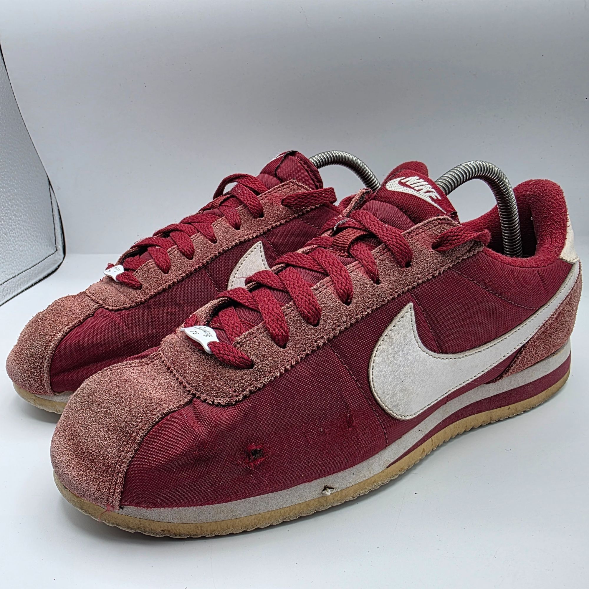 Nike Nike Cortez Basic Nylon Team Red Mens Size 10.5 Sneaker Shoe Size US 10.5 / EU 43-44 - 3 Thumbnail