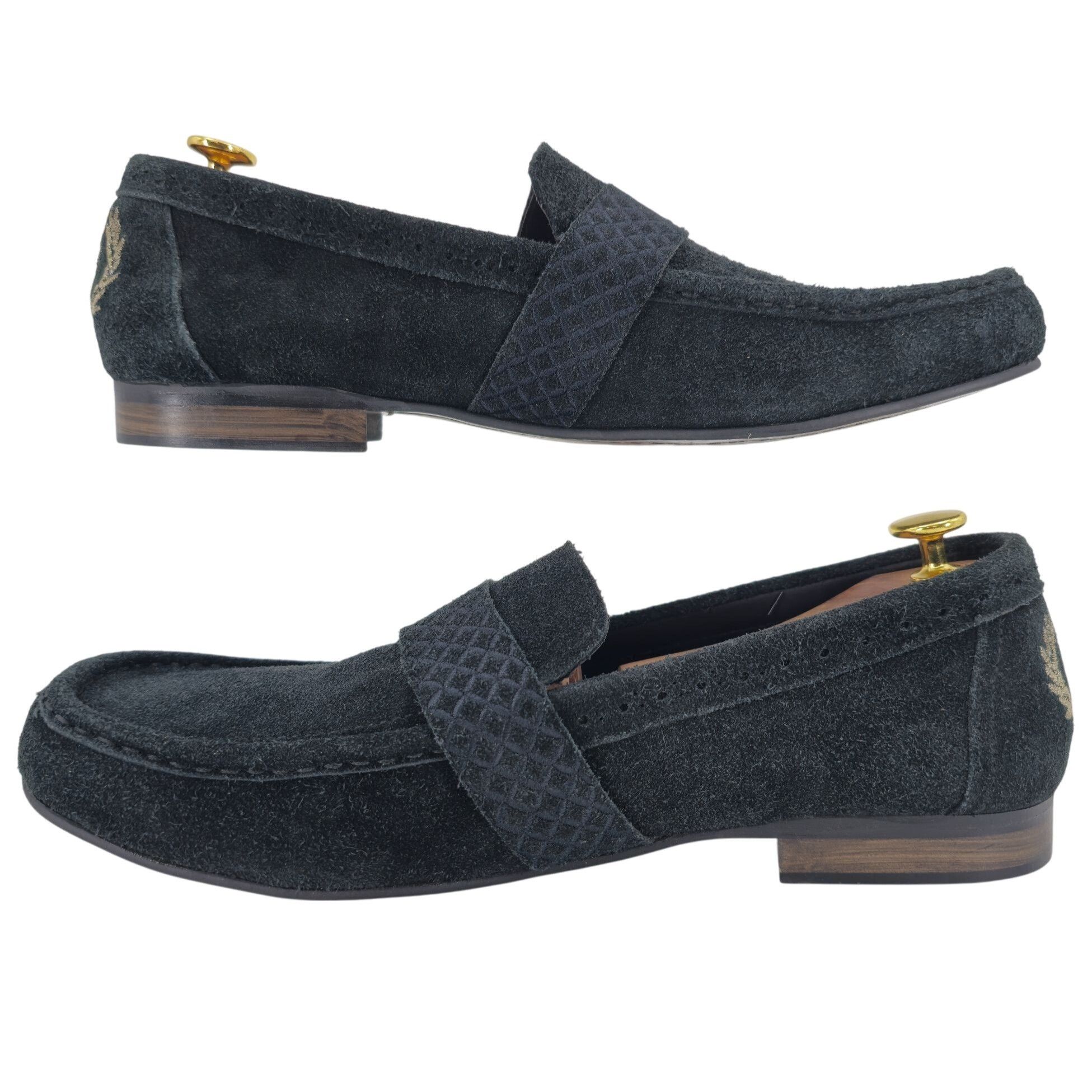 Other NEW Turk & Fillmore London Dress Shoes Black Suede Mens 12 Size US 12 / EU 45 - 5 Thumbnail