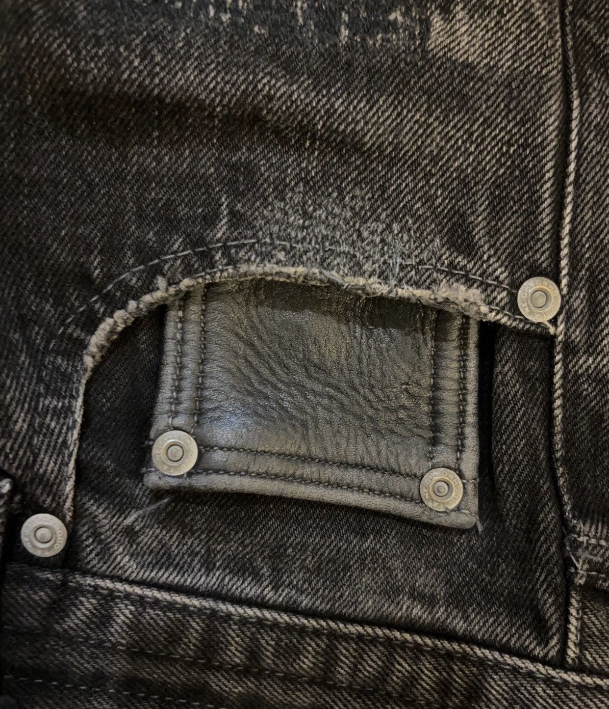 Neighborhood Neighborhood 09EX Black Icon Black Soul Collar Jeans Size US 36 / EU 52 - 8 Thumbnail