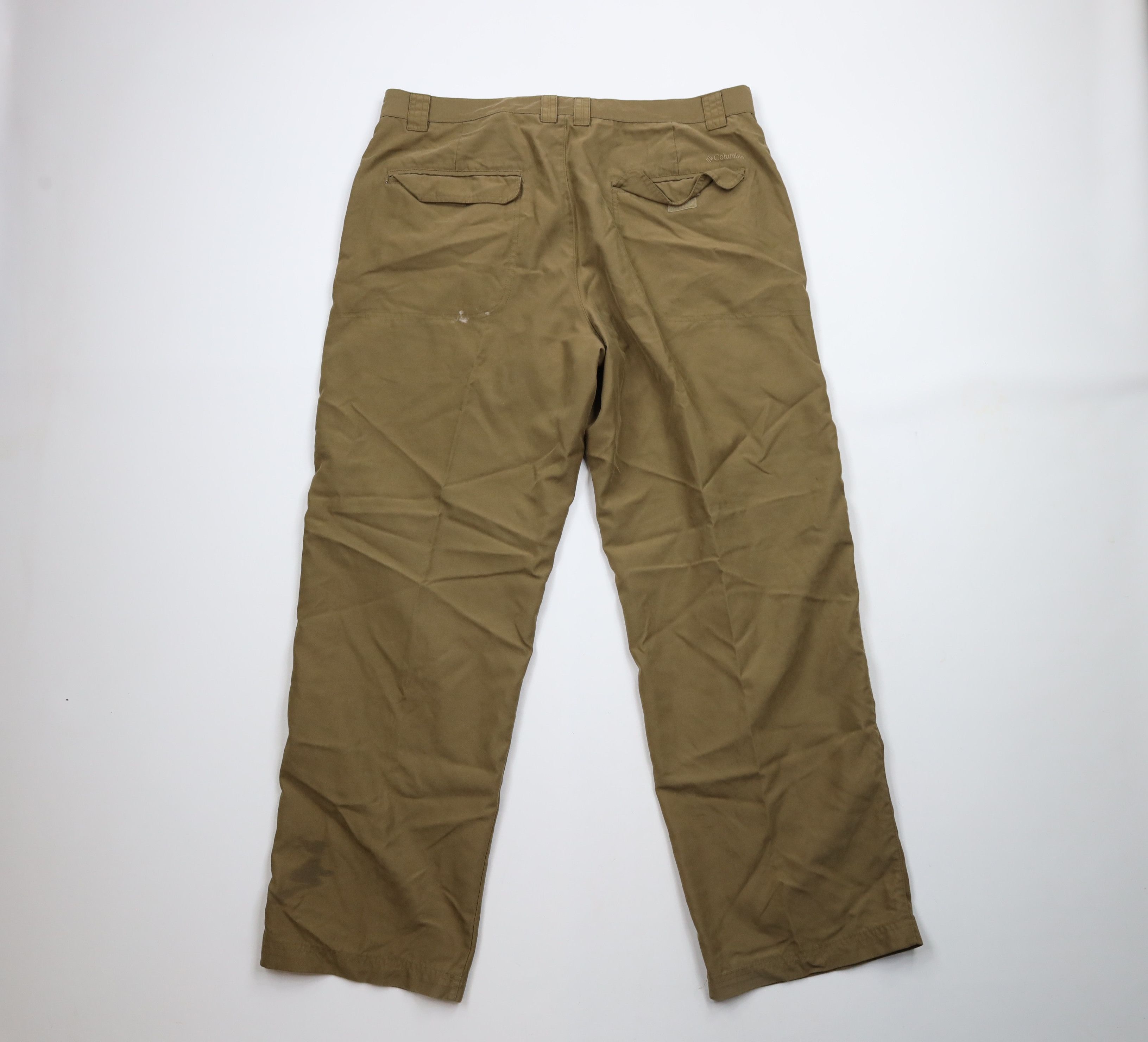 Columbia × Vintage Vintage Columbia Microfiber Wide Leg Utility Pants Brown Size US 40 / EU 56 - 12 Thumbnail