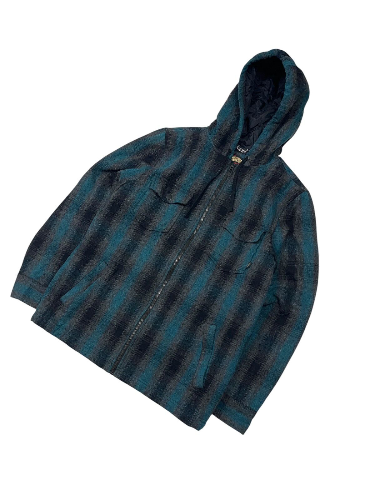 Vans Vintage Vans Active Jacket Wool Plaid Carhartt Style Size US M / EU 48-50 / 2 - 2 Thumbnail