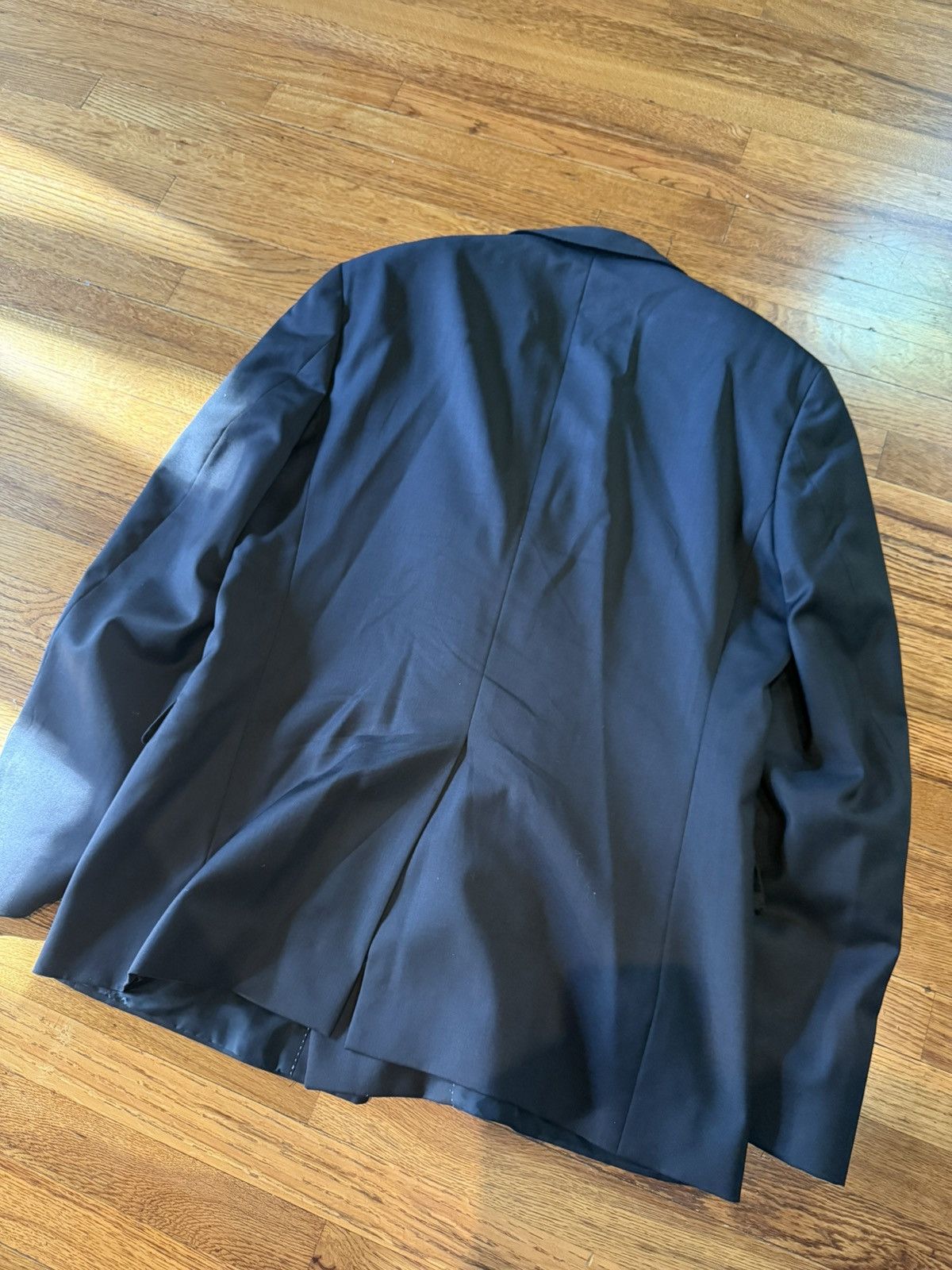 424 424 BLAZER all-black velcro Suit Size 38R - 9 Thumbnail